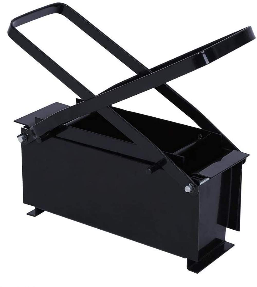 Eco-Friendly Paper Briquette Press Machine - Heavy Duty Iron Paper Log Maker for Fireplace, Wood Stove & Home Heating | DIY Recycling & Camping Fuel