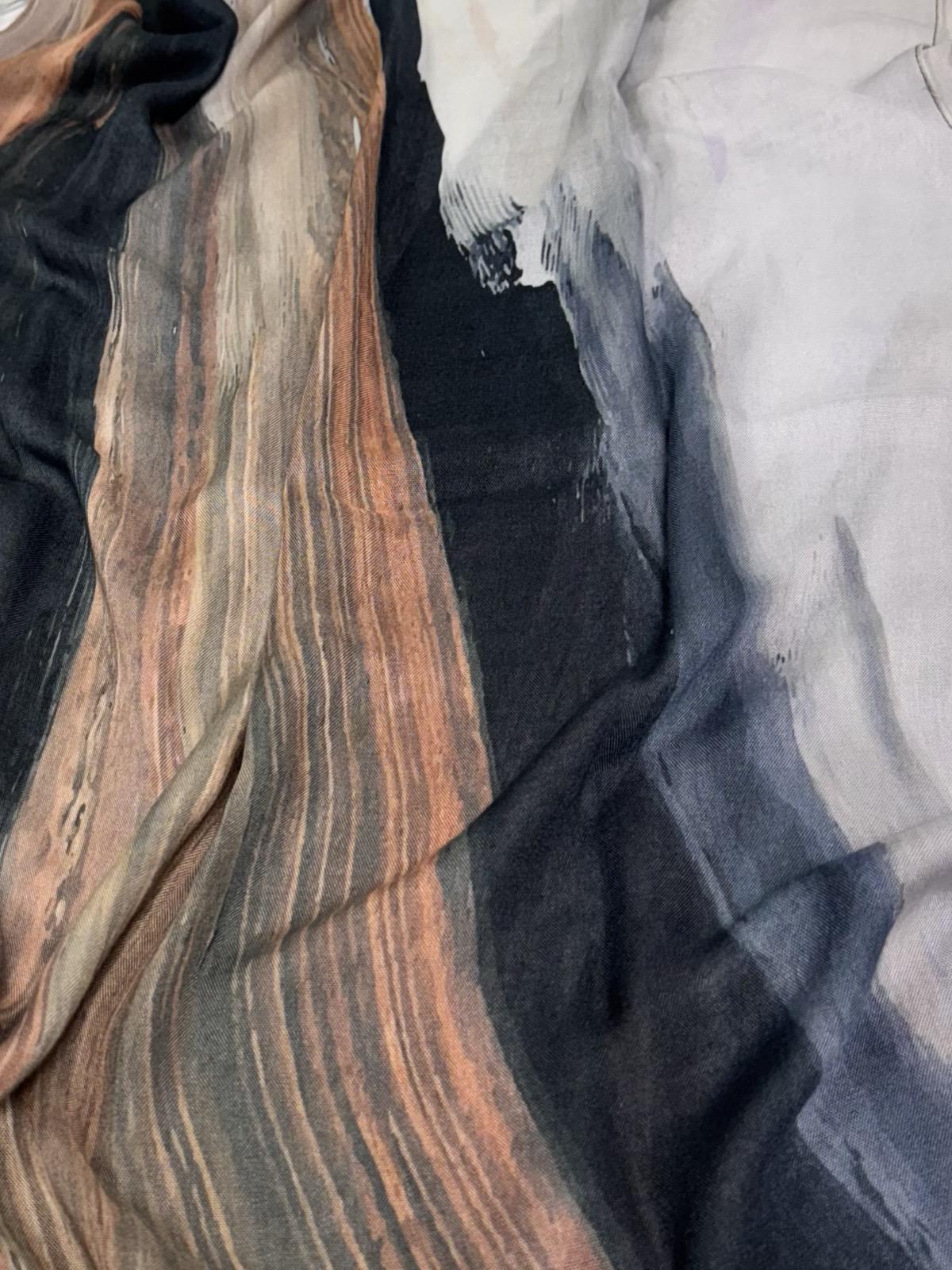 Print Modal Hijab Sahara Drift - Soft & Breathable Muslim Headscarf for Women - Perfect for Daily Wear, Prayer, and Special Occasions