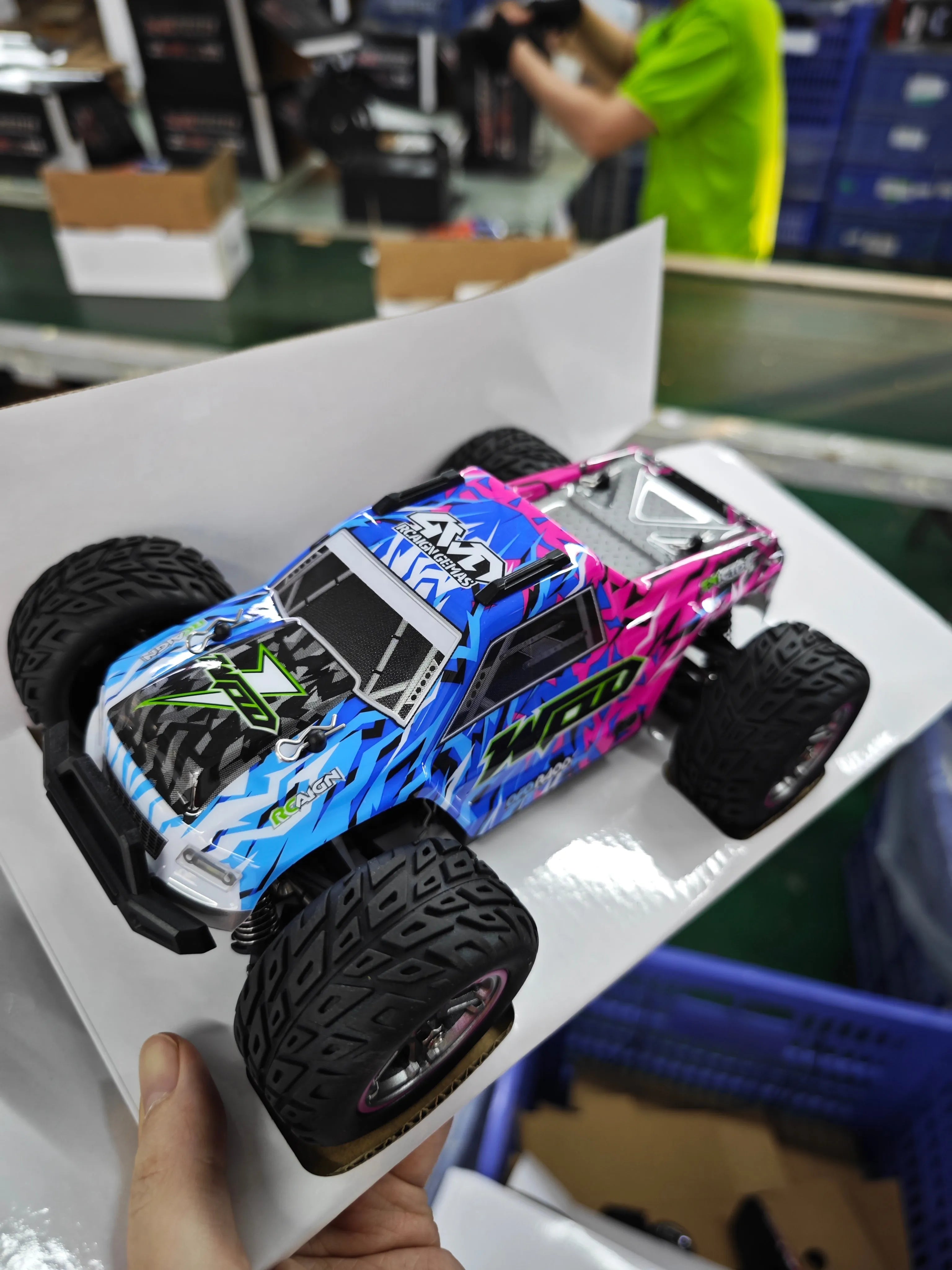 WLTOYS 204006 1/20 Scale 4WD Off-Road RC Car - 2.4GHz Remote Control, 50km/h High Speed, LED Headlights - Perfect for Outdoor Racing, Backyard Driving & Off-Road Adventures