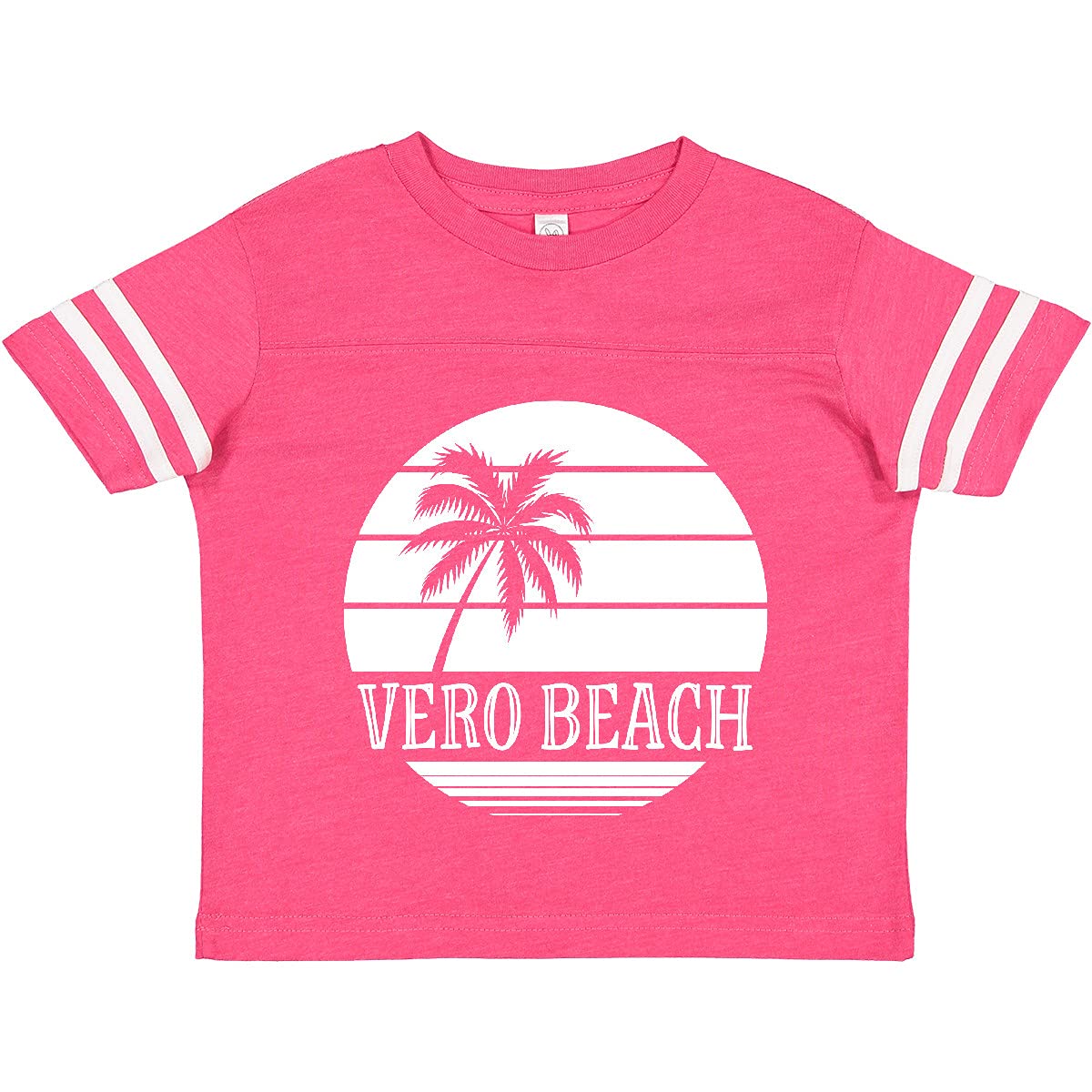 Inktastic Vero Beach Florida Vacation Toddler T-Shirt - Cute Graphic Tee for Boys & Girls - Soft Cotton Toddler Shirt for Beach Trips & Family Vacations
