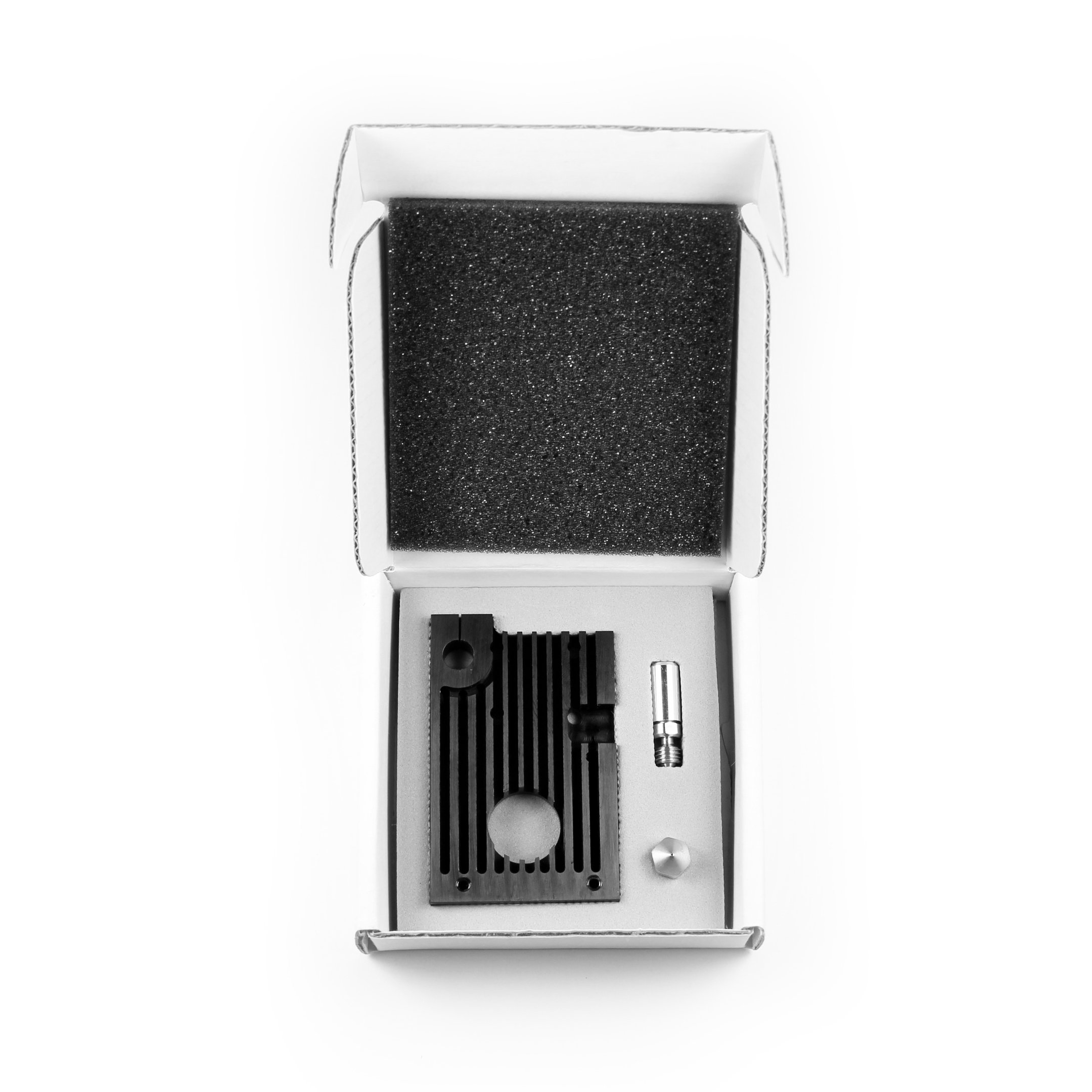 Micro Swiss All Metal Hotend with Slotted Cooling Block - Compatible with Duplicator 6 & Monoprice Maker Ultimate 3D Printers - 0.4mm Nozzle - Perfect for High-Temperature Filament Printing & Precision 3D Models