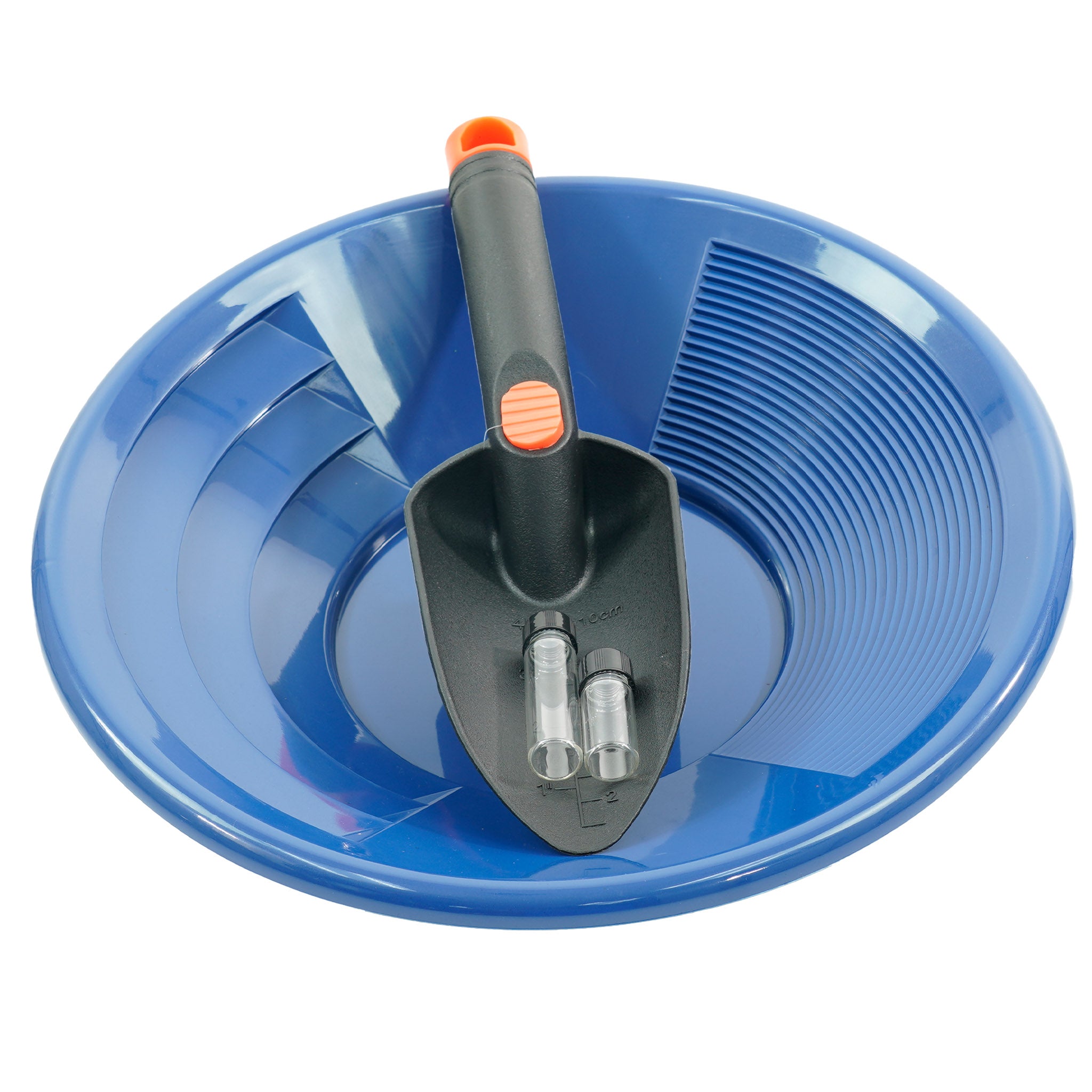 TerraX 4-Piece Dual Riffle Gold Panning Kit for Prospecting - Green, Blue & Black | Perfect for River Gold Mining, Outdoor Adventures & Treasure Hunting