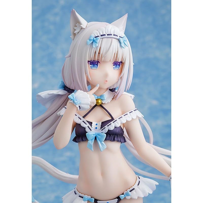 Good Smile Company Nekopara: Vanilla 1/7 Scale PVC Figure - Maid-Style Swimsuit Anime Collectible for Display & Gaming Room Decor