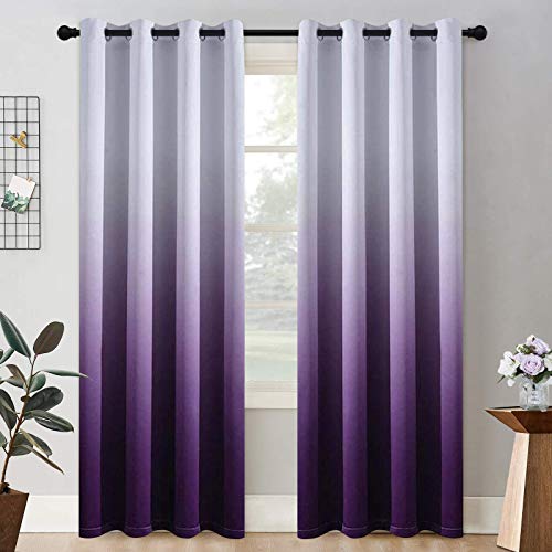 Grayish White and Purple