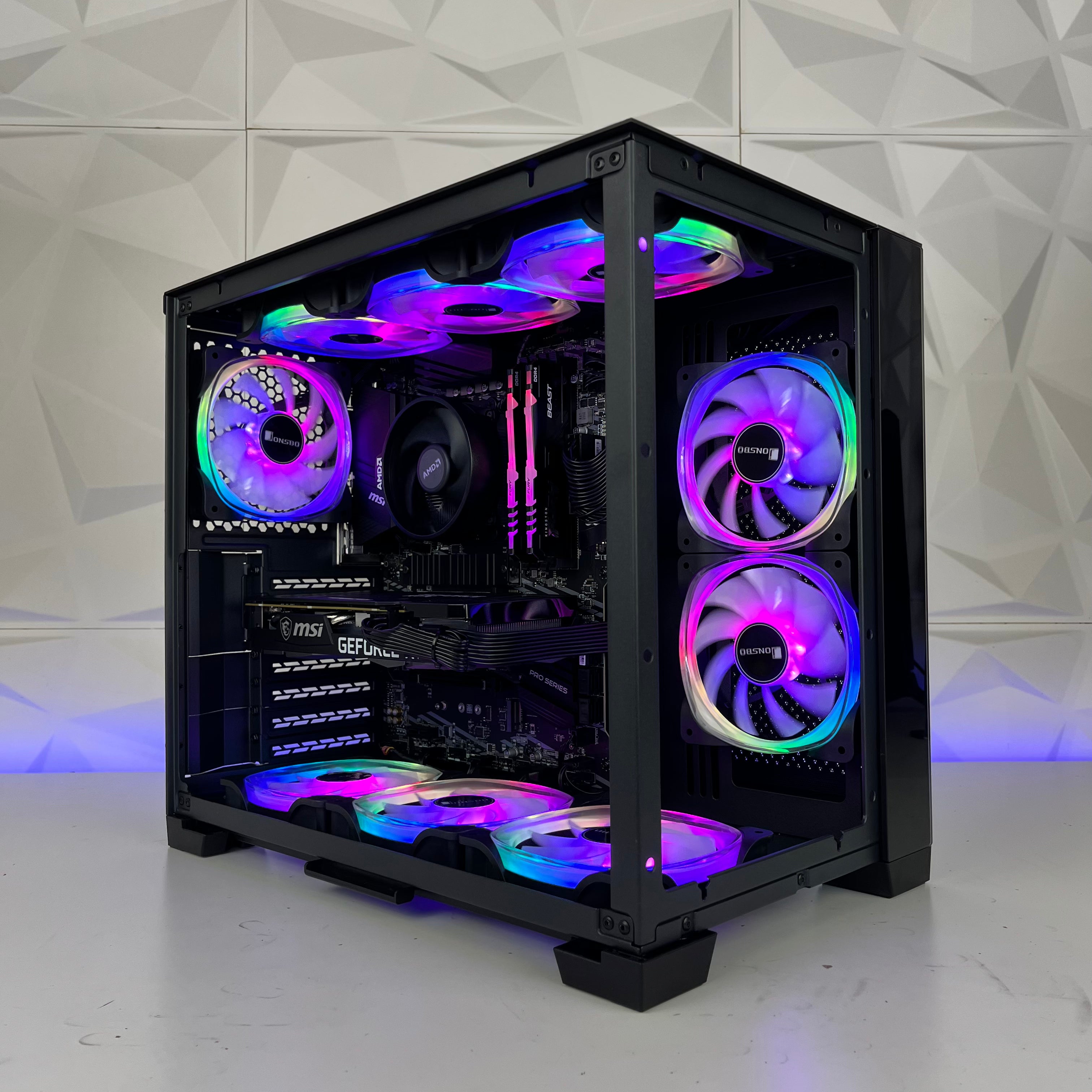 Best Gaming PC with AMD Ryzen 5 & NVIDIA RTX 3050/4060/4060 Ti - SP8 Crystal RGB Desktop Computer for Esports, Streaming & 4K Gaming