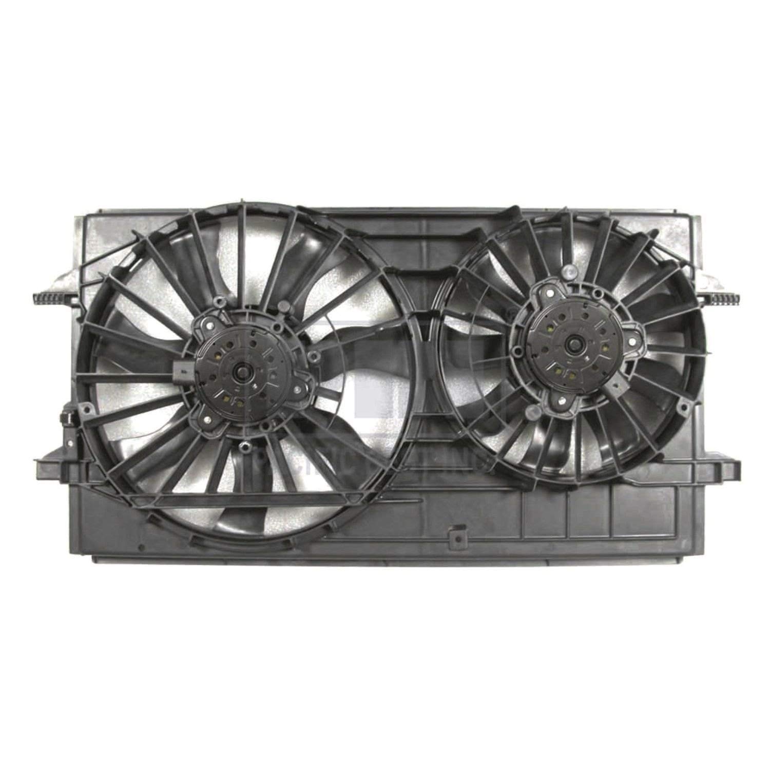 PF7351 Dual Radiator and Condenser Fan Assembly - High Performance Cooling System for Cars, Trucks & SUVs - Perfect for Engine Overheating Prevention & AC Efficiency