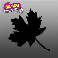 10 Pack Glitter Tattoo Stencil - Maple Leaf Design for Temporary Body Art, Halloween, Parties & Festivals