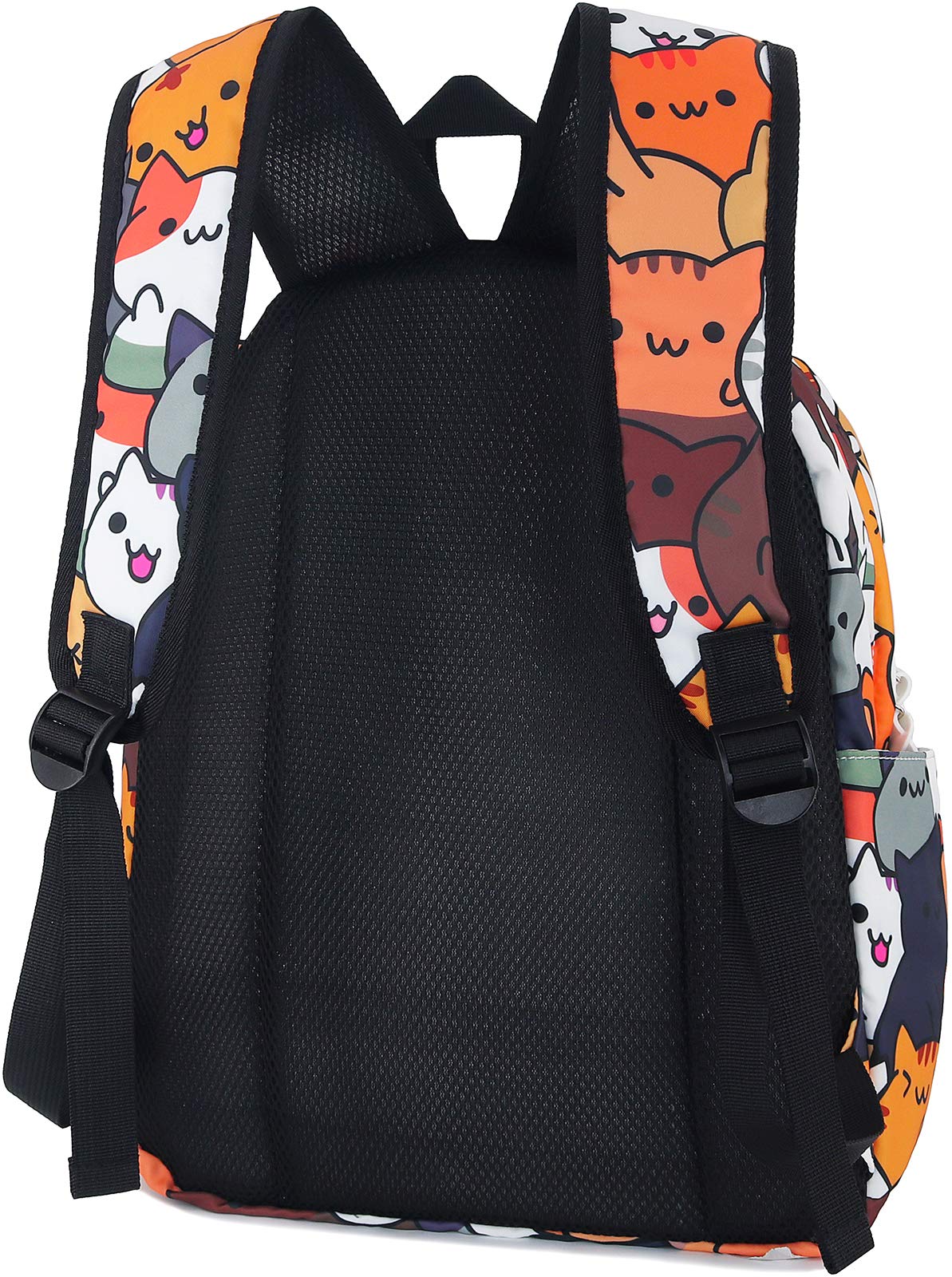 Roffatide Anime Light Up Backpack - Large Capacity Black Backpack for School, Travel & Cosplay | Perfect for Anime Fans & Gift Giving
