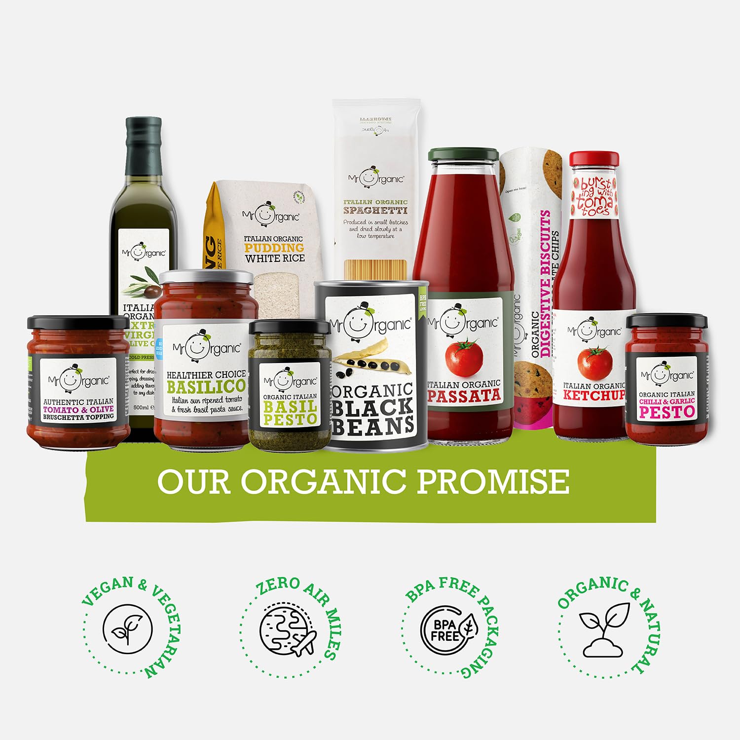 Organic Baked Beans in BPA-Free Can | Certified Vegan & USDA Organic | Perfect for Camping, BBQs & Quick Meals
