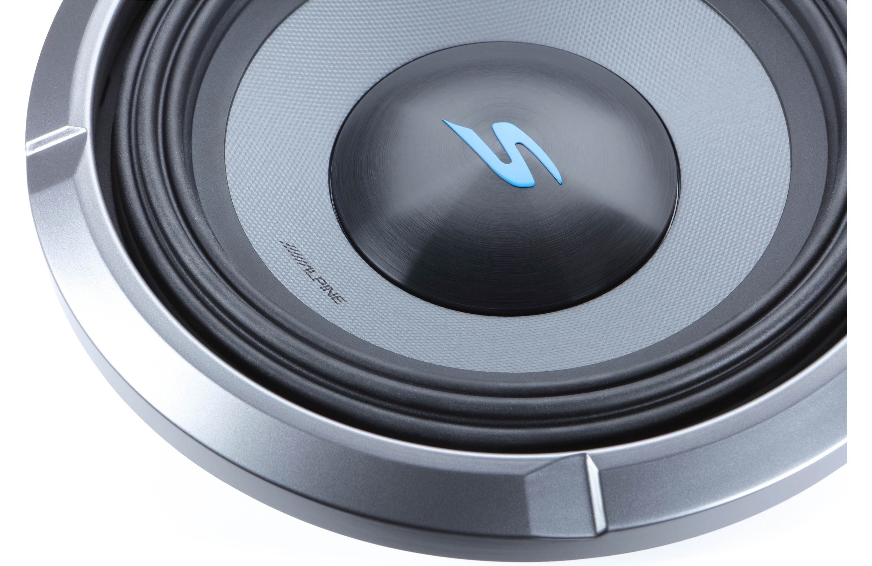 Alpine S2-W10D4 10-Inch Dual 4 Ohm Voice Coil High Performance Car Subwoofer - Perfect for Car Audio Systems & Bass Enthusiasts