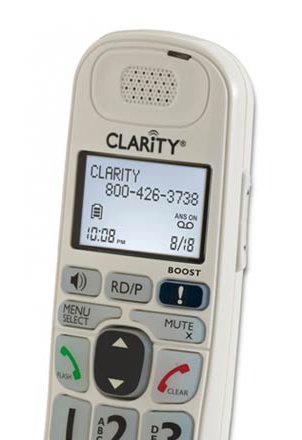 Clarity D704 Cordless Phone for Moderate Hearing Loss - Expandable with 2 D704HS Handsets | Clear Sound Amplification for Home & Office Use