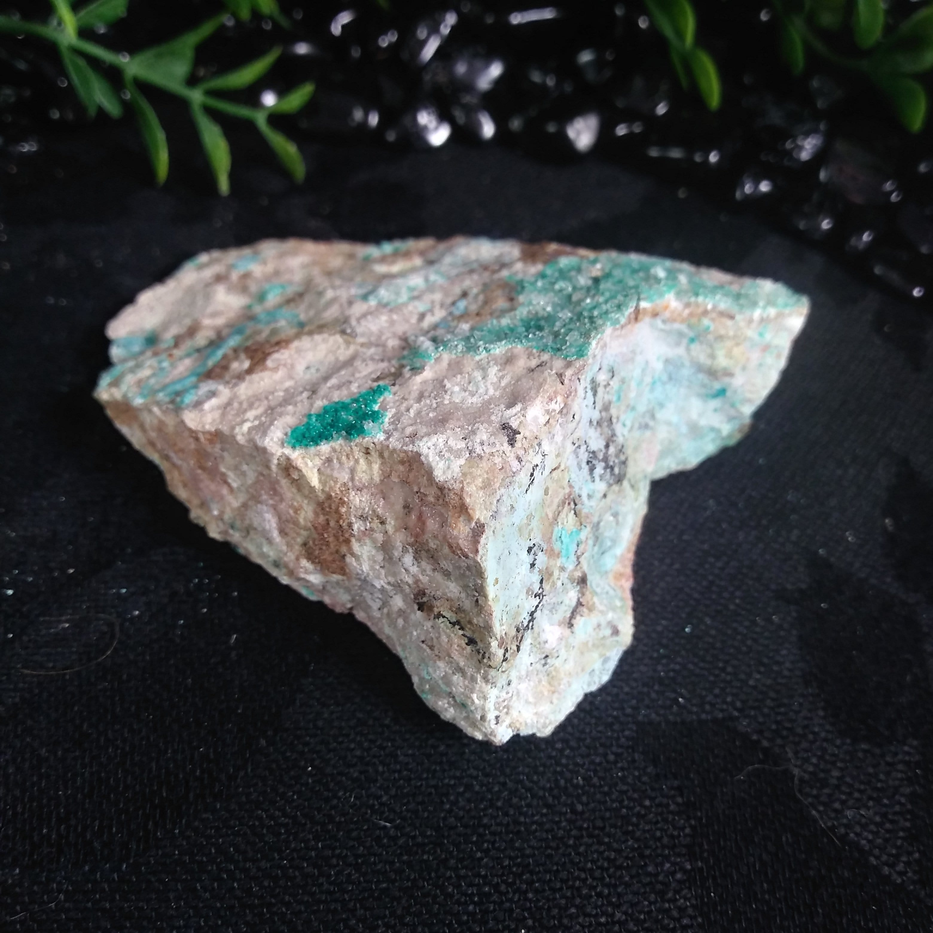 Natural Dioptase & Apophyllite Crystal Cluster (110g) - Healing Stones for Meditation, Energy Work & Spiritual Growth | Perfect for Reiki, Chakra Balancing & Home Decor