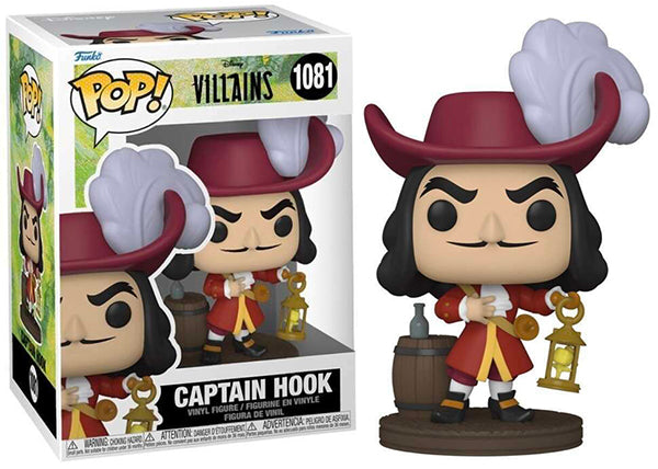 Captain Hook Disney Villains Action Figure - Collectible Toy for Kids & Adults - Perfect for Disney Fans, Themed Parties & Display Collections