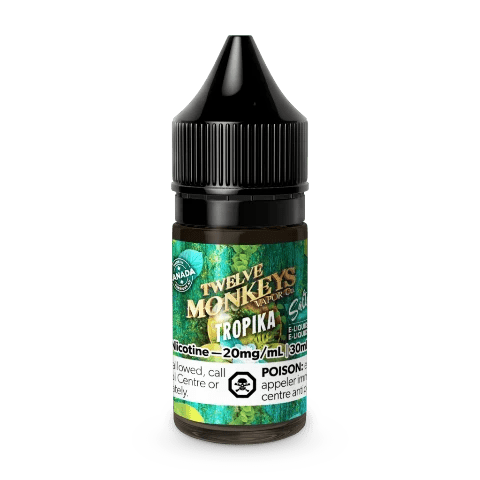 Twelve Monkeys Salts E-Liquid - Tropika Salt Nic 30mL for Smooth Vaping | Perfect for Vape Pens & Pod Systems
