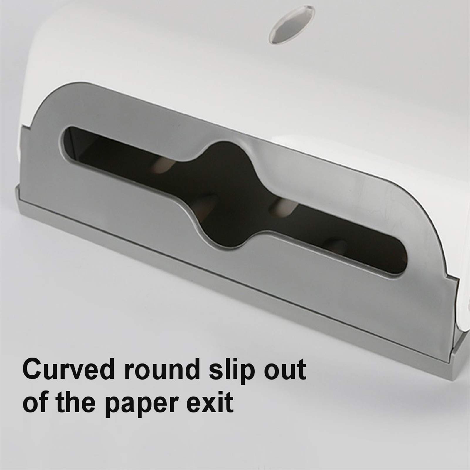 AILELAN Commercial Paper Towel Dispenser Wall Mount - White Multifold/C-Fold Toilet Tissue Holder for Kitchen, Restroom & Office Decor | Perfect for Restaurants, Hotels & Public Washrooms