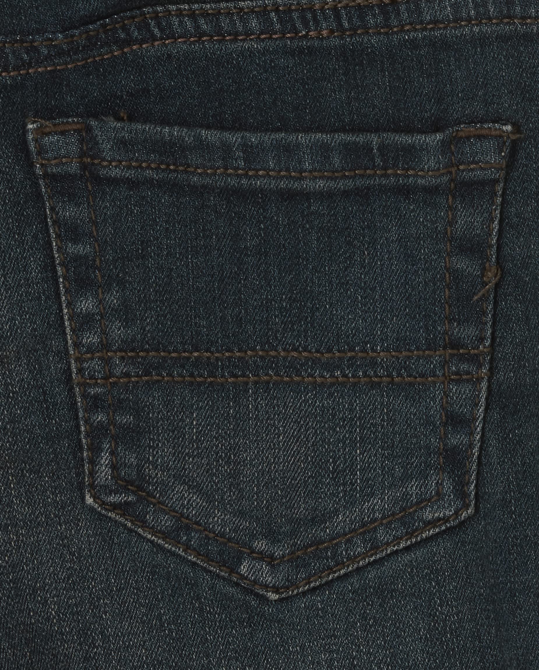 The Children's Place Boys' Stretch Straight Leg Jeans - Comfortable Kids Denim Pants for School, Play & Everyday Wear