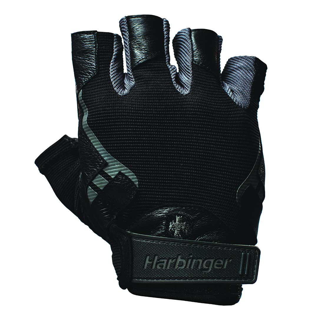 Harbinger Pro Weightlifting Gloves for Men & Women - Premium Gym Gloves for CrossFit, Powerlifting & Workout - Perfect for Weight Training & Fitness