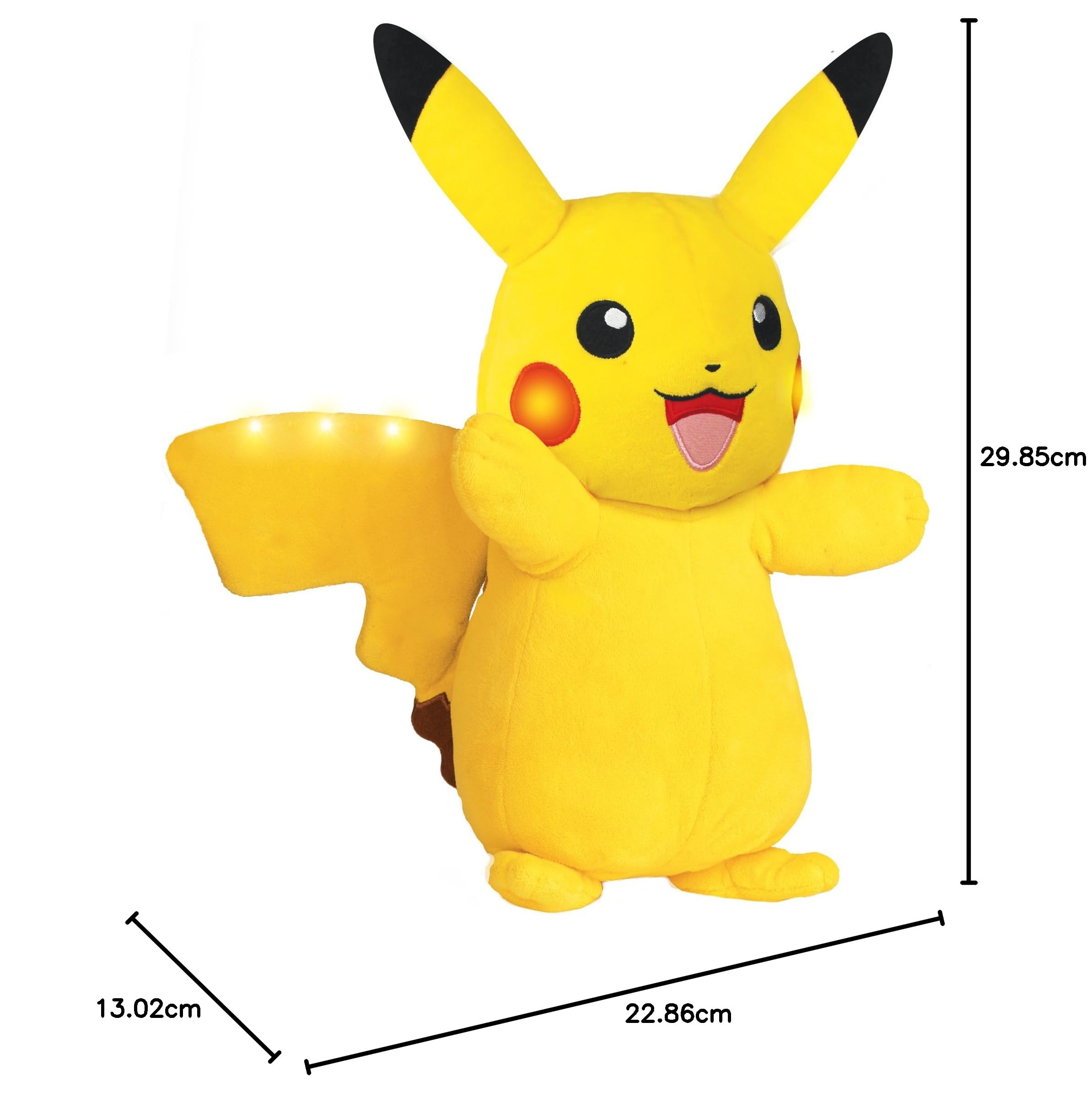 Pokémon Pikachu Plush Toy - Soft Stuffed Animal for Kids & Collectors, Perfect for Gifts, Cuddling & Home Decor