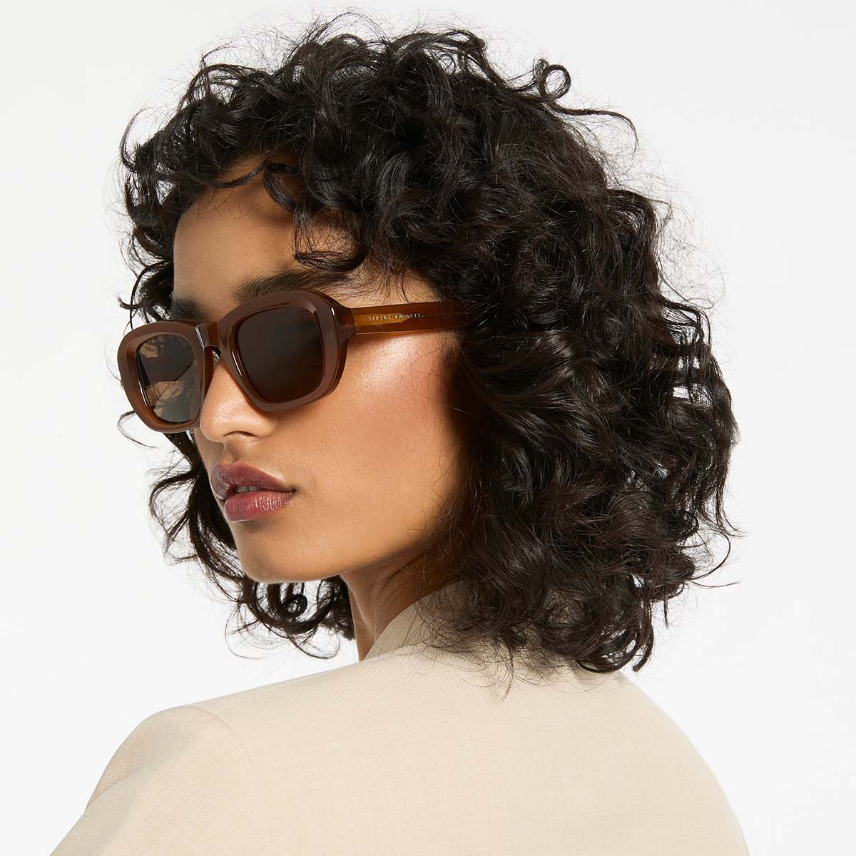 Cascade Polarized Sunglasses for Men & Women - UV Protection, Lightweight & Stylish Brown Frames - Perfect for Driving, Beach & Outdoor Activities
