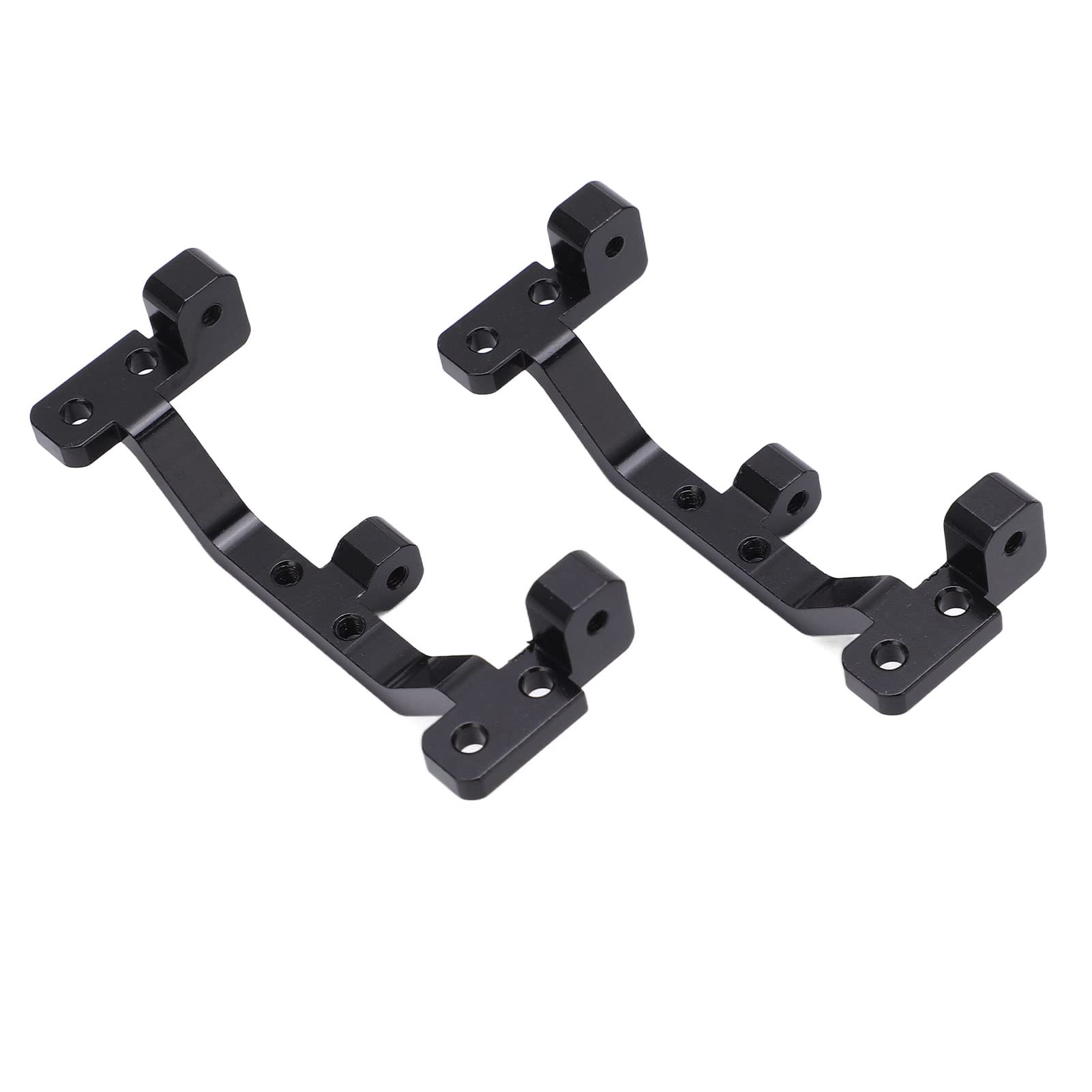 Dilwe 2pcs RC Metal Tie Rod Linkage Mount for MN MN90 1/12 Scale RC Crawler - Heavy Duty Axle Fixed Seat Upgrade Parts (Black) | Perfect for Off-Road Crawling & Rock Racing Scenarios