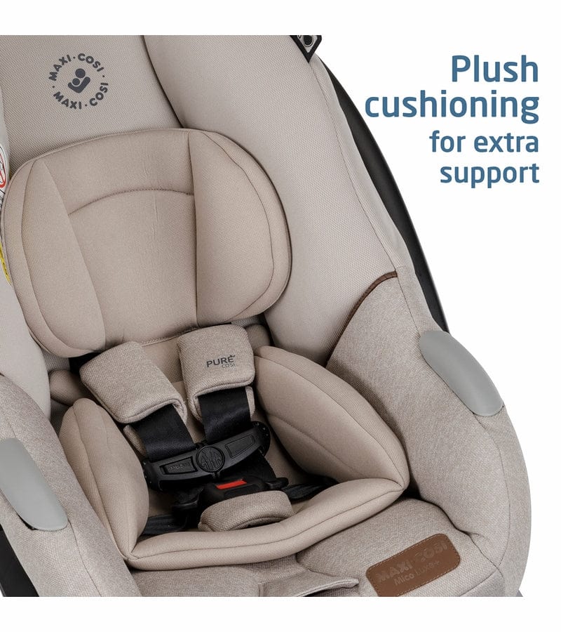 Maxi Cosi Mico Luxe+ Infant Car Seat - Lightweight, Safe & Comfortable Baby Carrier for Newborns to 35 lbs | Perfect for Travel, Shopping & Daily Commutes