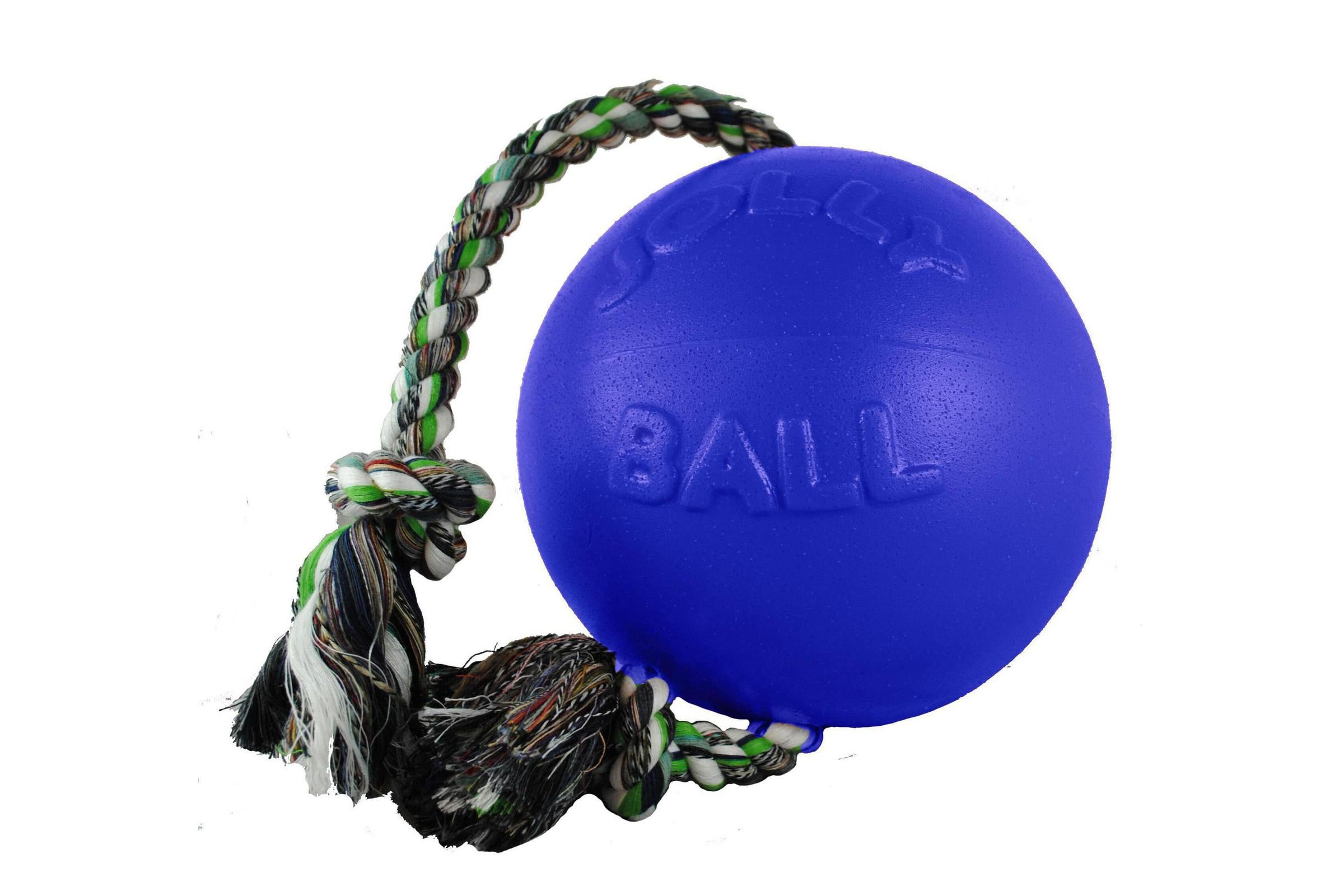 Jolly Pets Romp N Roll Dog Toy - Durable Chew Toy for Large & Small Dogs - Interactive Fetch & Tug-of-War Game - Perfect for Indoor & Outdoor Playtime