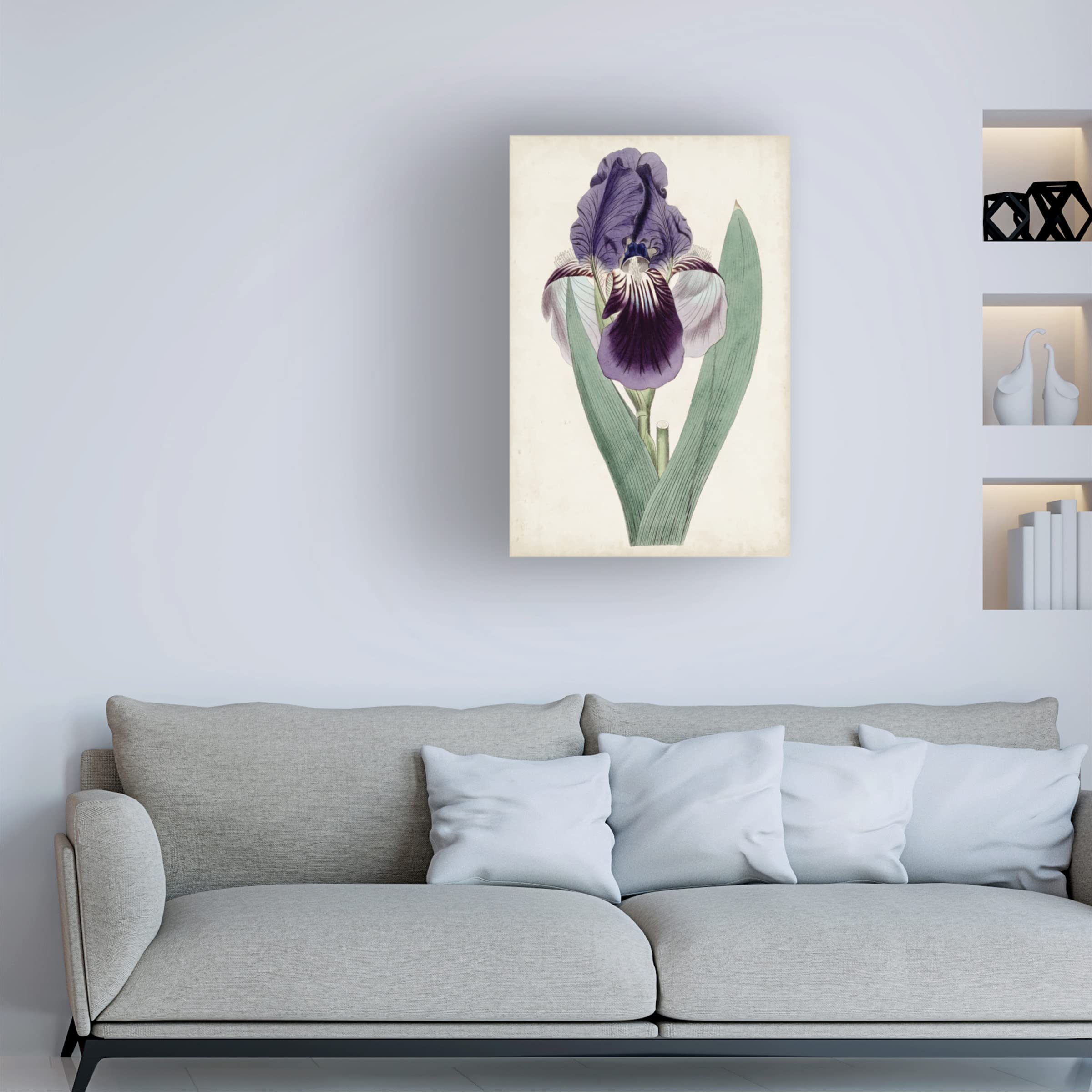 Trademark Fine Art 'Garden Gems VI' Canvas Wall Art by Curtis - Vibrant Floral Painting for Living Room, Bedroom & Office Decor