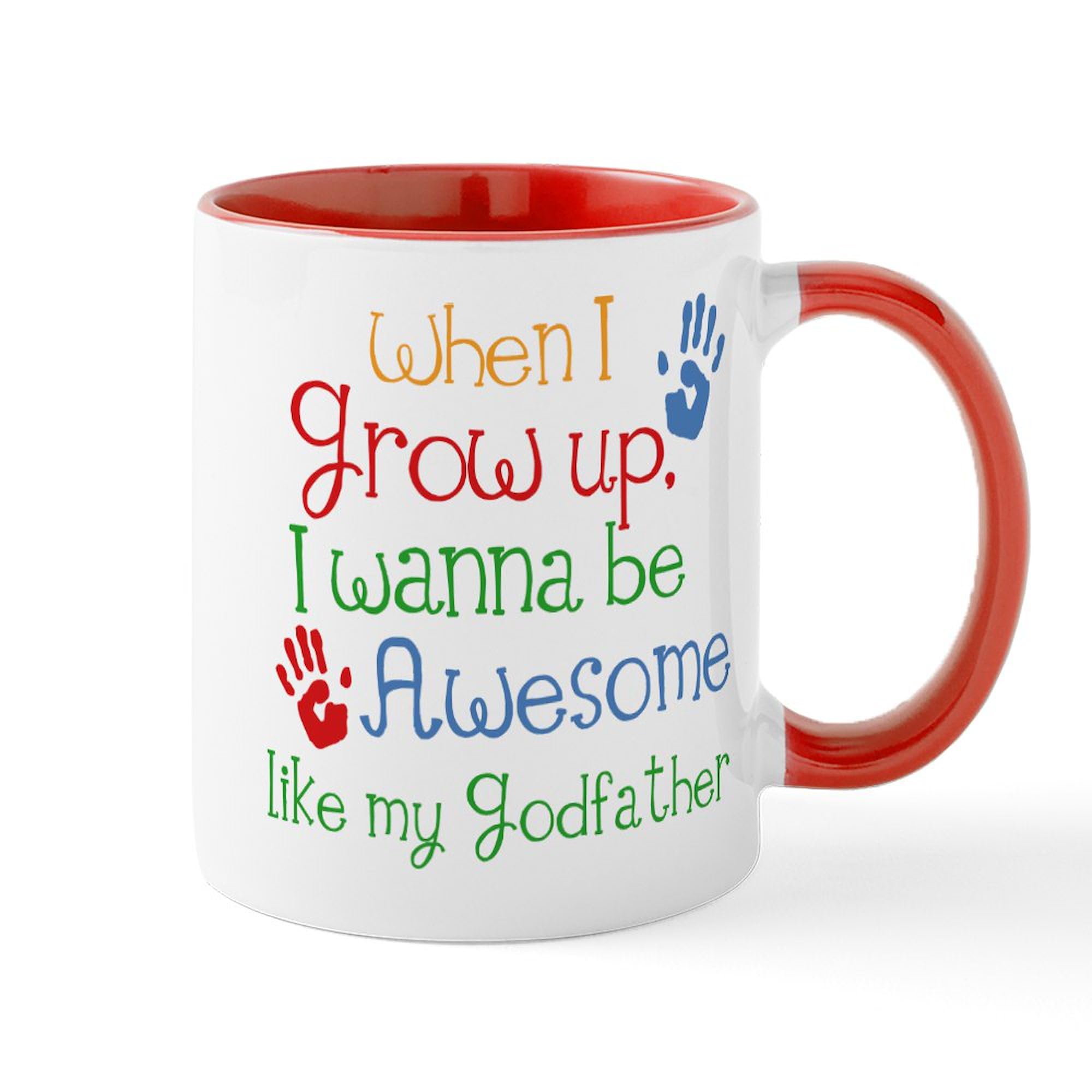 Awesome Godfather Mug - 11 oz (325 ml) Ceramic Coffee Cup for Tea & Hot Drinks - Perfect Gift for Movie Fans & Coffee Lovers - Office, Home & Gag Gifts Use