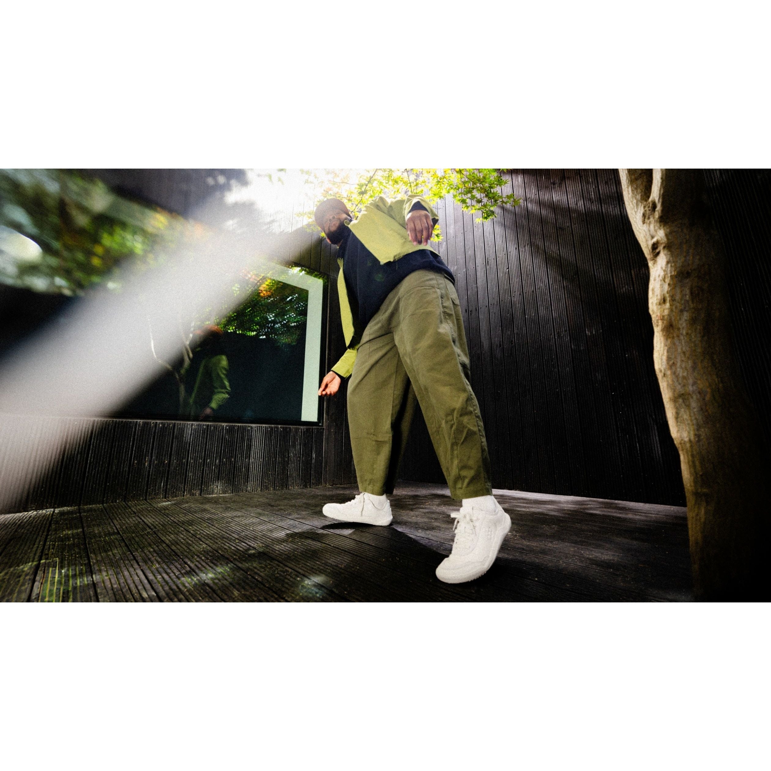 Vivobarefoot Men's Gobi Leather Sneakers - Lightweight Barefoot Shoes for Walking, Travel & Everyday Wear