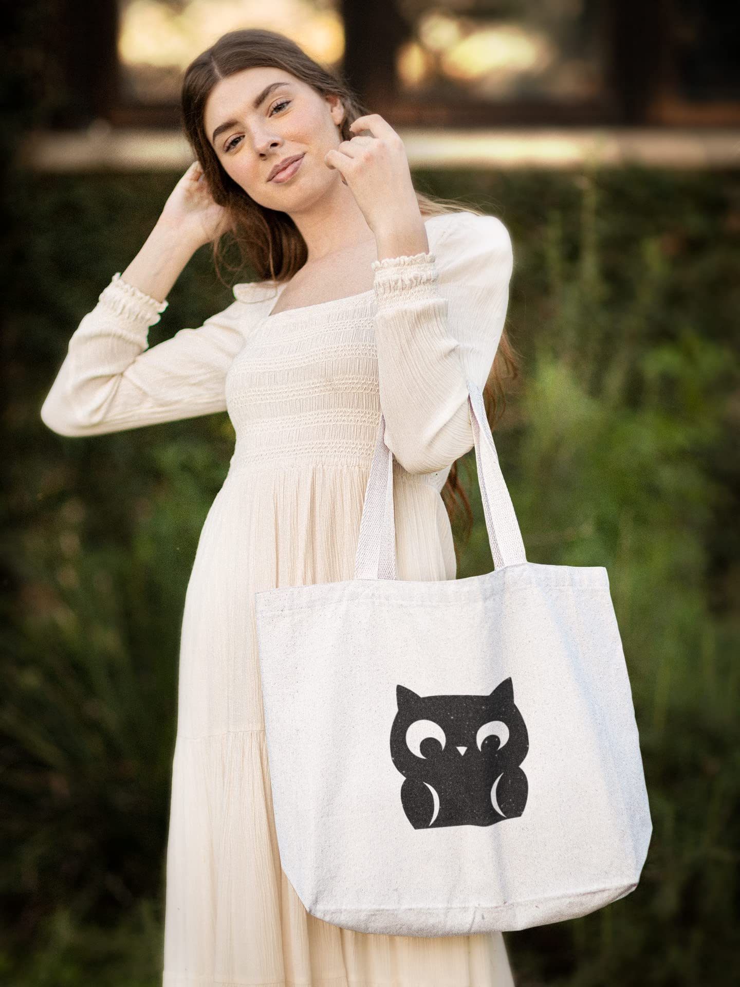 Owl Iron On Decal - Brown Glitter DIY Applique for T-Shirts, Hats & Fabric - Creepy Critter Design - Quick 5 Minute Transfer - Perfect for Halloween Costumes, DIY Crafts & Custom Apparel