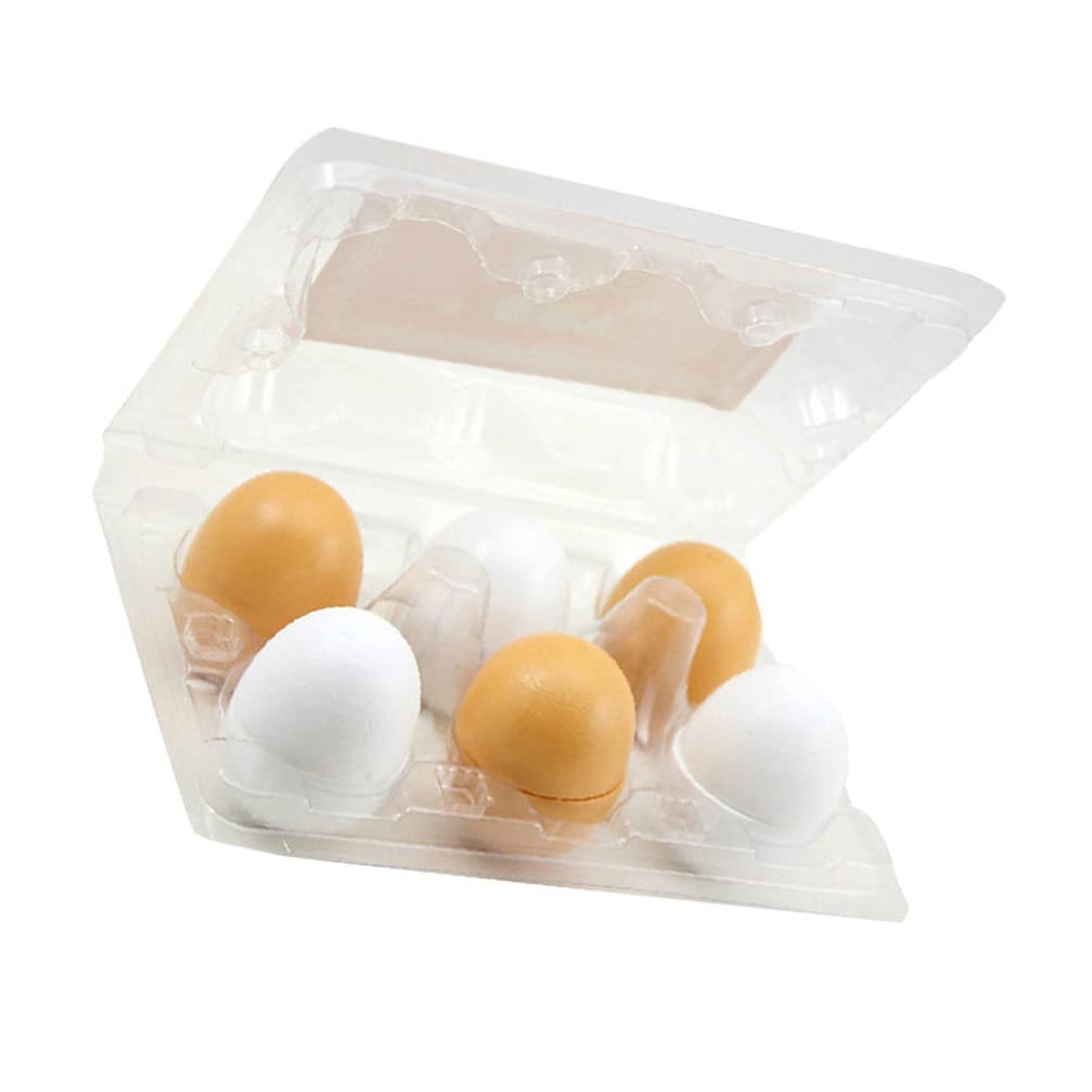 Wooden Egg Kitchen Toy Set - Pretend Play Food for Kids, DIY Cooking Toy with Carton, Easter Basket Stuffer - Perfect for Easter Holiday, Kids' Kitchen Role Play & Early Learning Activities