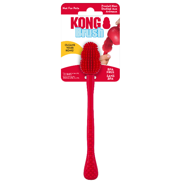 Kong Dog Brush - Self Cleaning Slicker Brush for Dogs & Cats - Gentle Pet Grooming Tool for Shedding, Tangles & Mats - Perfect for Home Grooming & Professional Use