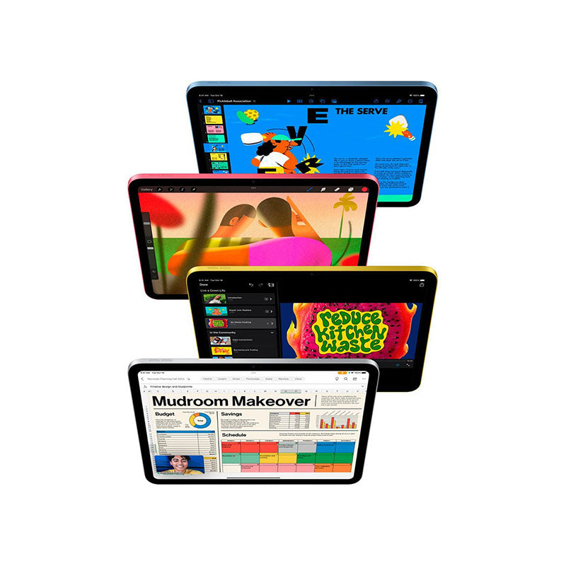 Apple iPad 10th Generation 10.9-inch Wi-Fi 64GB Silver - Perfect for Work, Study & Entertainment