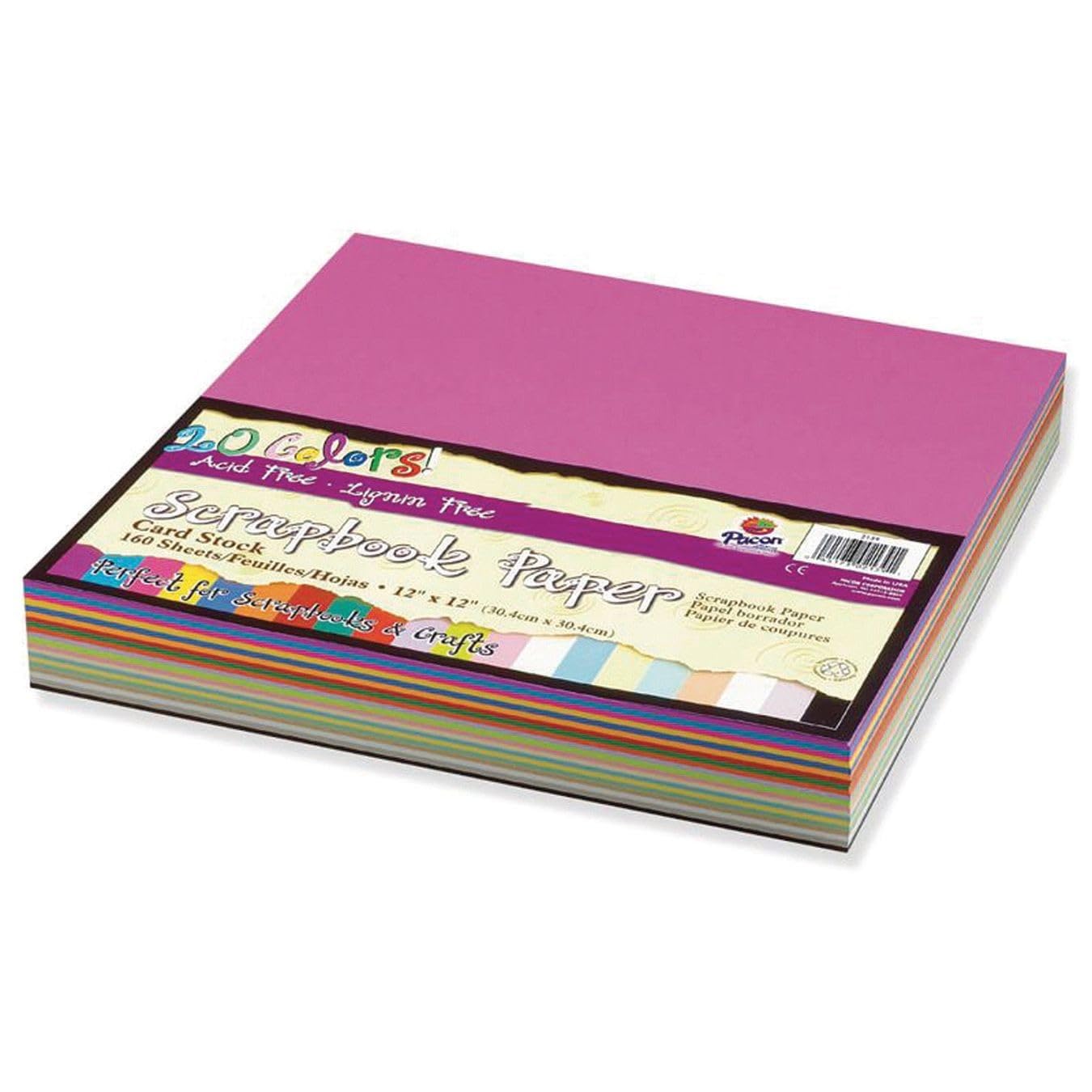 Premium Cardstock Scrapbook Pages - 12x12 Acid-Free Paper for Memory Books & Photo Albums | Perfect for DIY Crafts, Scrapbooking Projects, and Gift Making