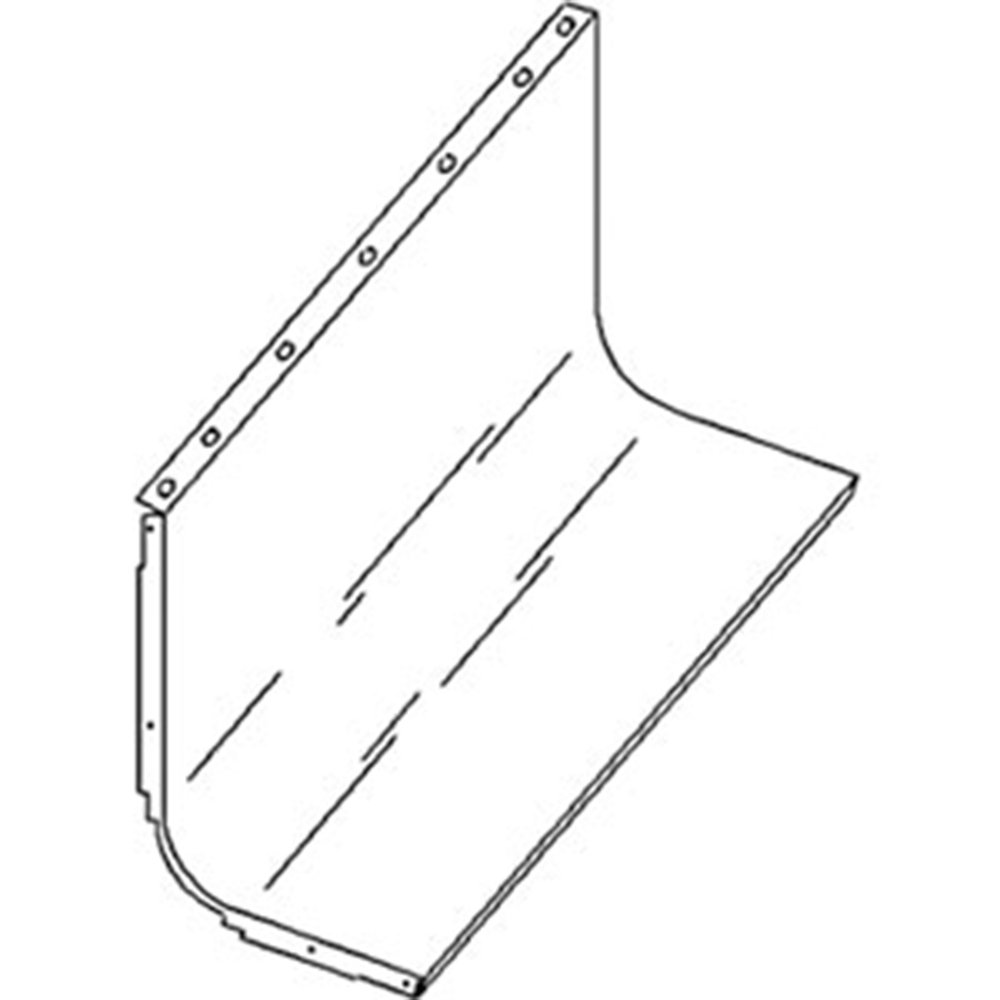 RAParts AM1541638C1 Clean Grain Auger Trough Replacement for Combine Harvesters - Durable Farm Equipment Accessory for Grain Collection & Storage