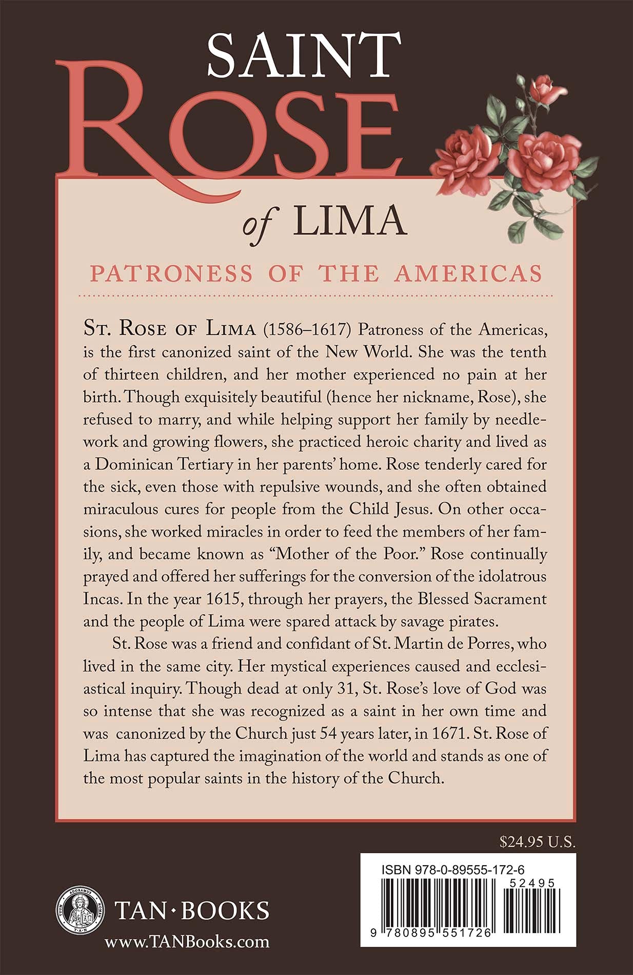 St. Rose of Lima: Patron Saint of the Americas - Catholic Religious Figurine for Home Altar & Prayer Devotion