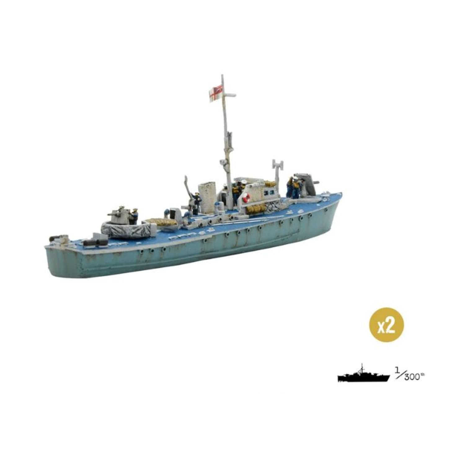 Warlord Games Cruel Seas Fairmile B ML 145 Gunboat - WWII Naval Warfare Model Kit for Tabletop Gaming and Historical Collectors | Perfect for Wargaming, Diorama Building, and Military History Enthusiasts
