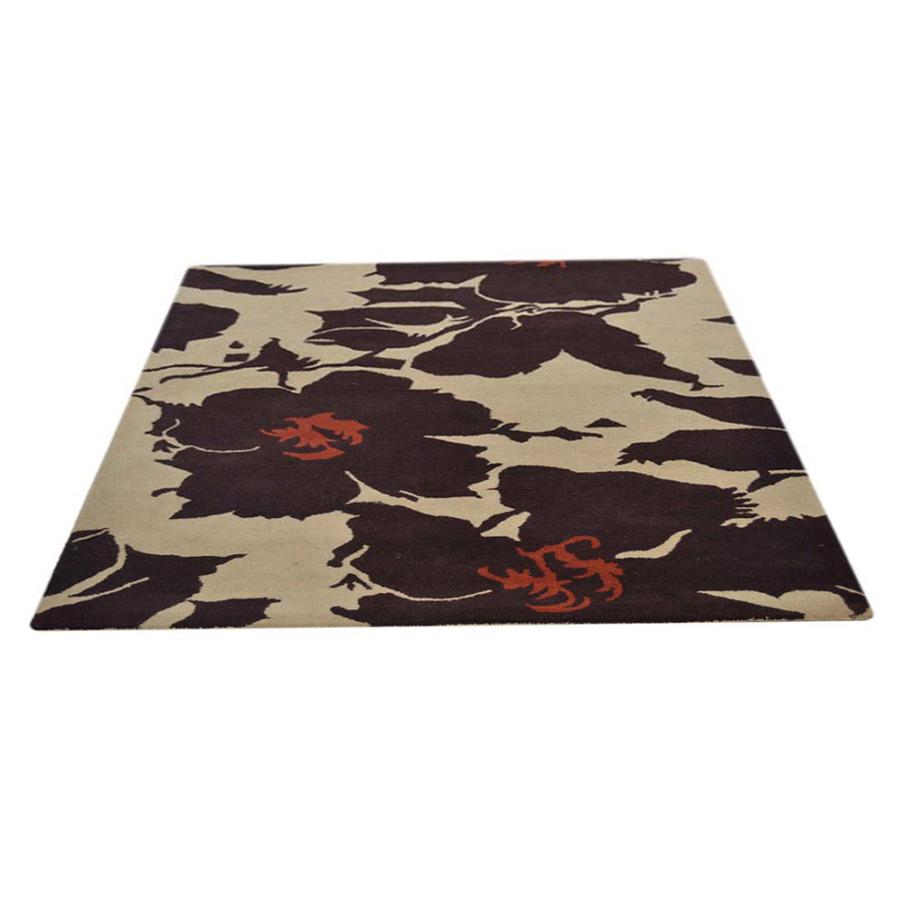 Spider Flower Hand Tufted Rug - Boho Chic Home Decor for Living Room, Bedroom, Nursery | Soft Non-Slip Area Carpet
