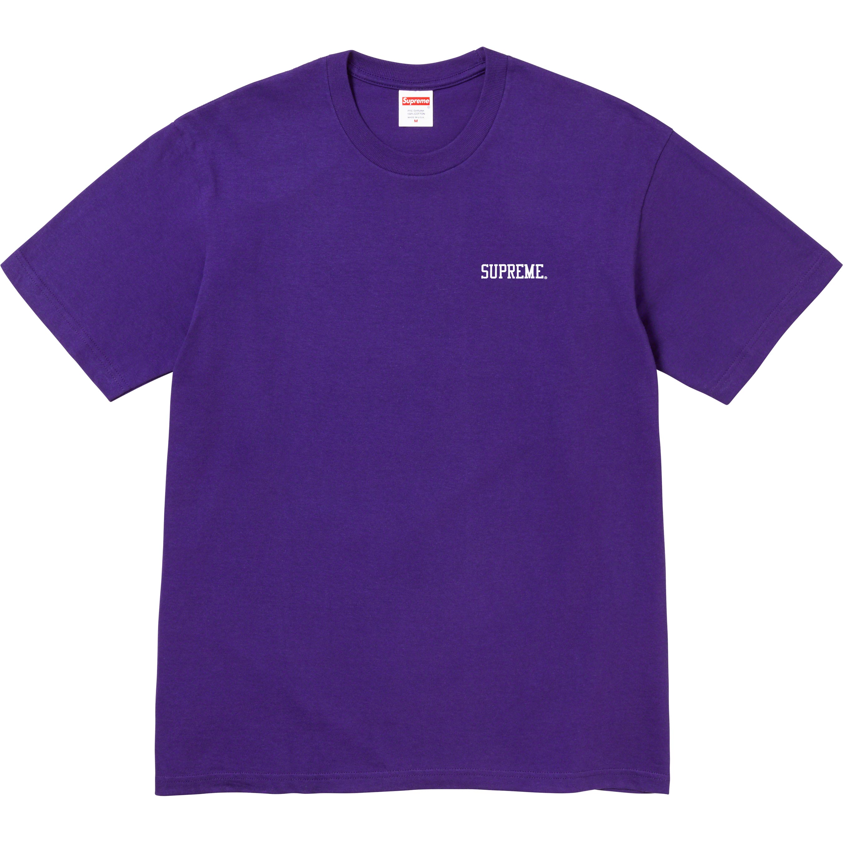 Supreme Fighter T-Shirt - Purple Cotton Graphic Tee for Men | Streetwear Fashion & Casual Wear