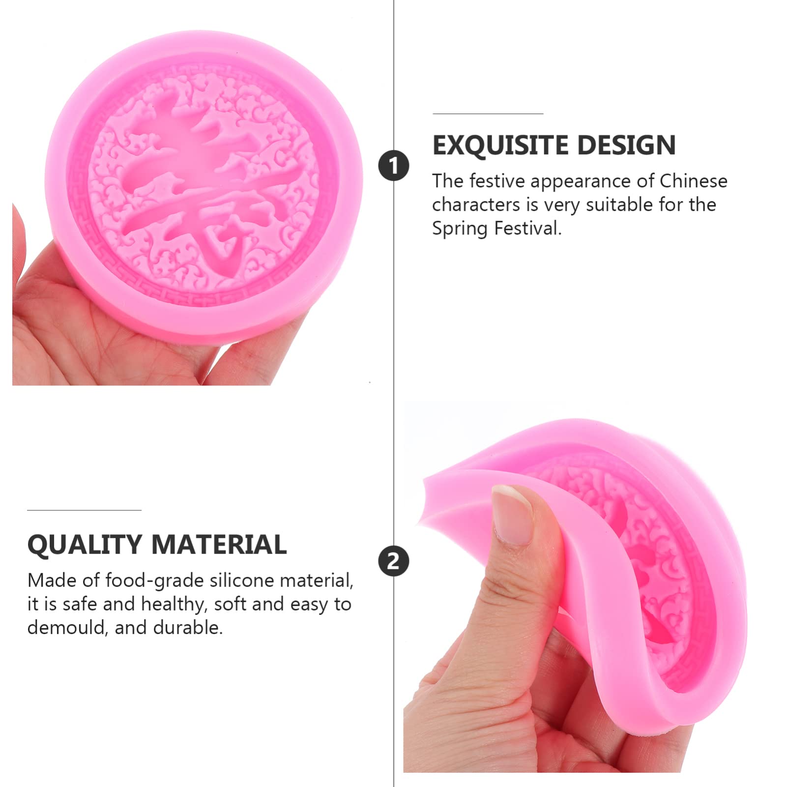 3 Pcs Silicone Mold Set for Epoxy Resin, Candy, Soap & Baking - Reusable 3D Kitchenware for DIY Crafts, Fondant, Fudge & Pastry Making - Perfect for Home Bakers & Craft Enthusiasts