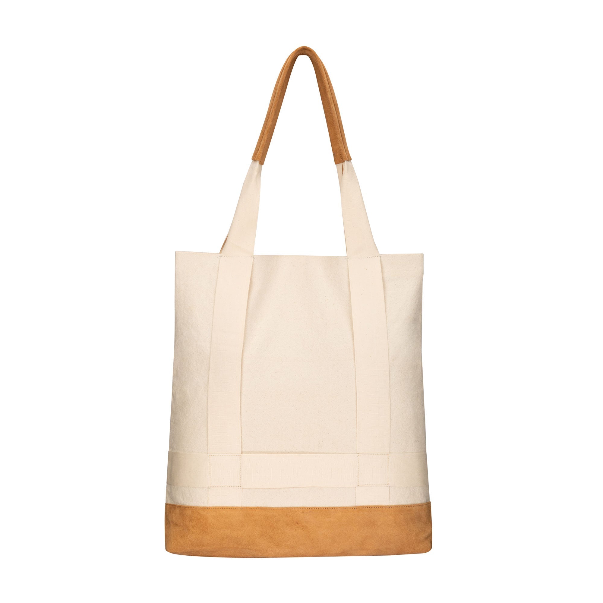 Sunnylands Premium Canvas Tote Bag with Built-in Hat Holder Straps - Stylish & Durable Shopping, Beach, and Travel Tote for Women & Men