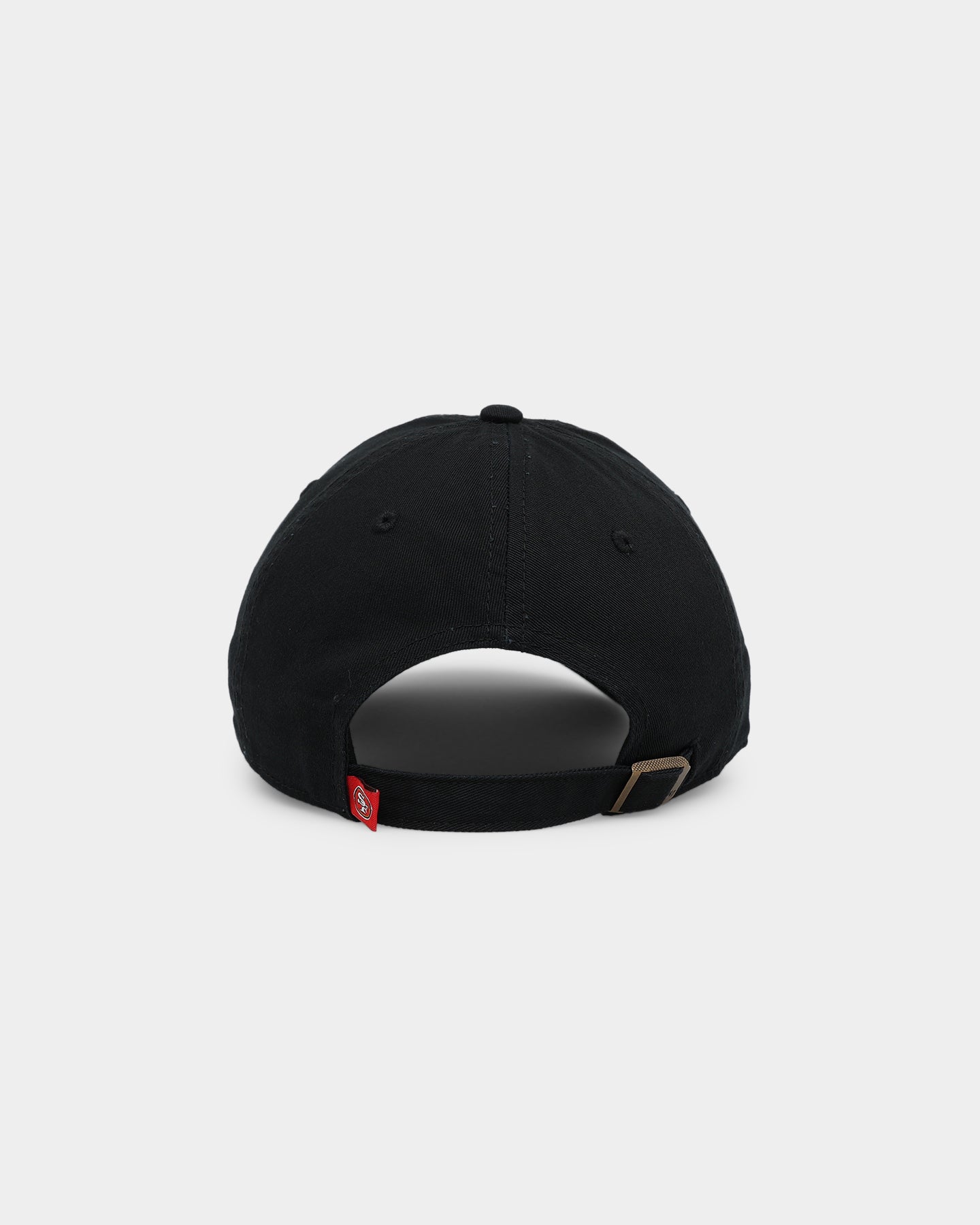 47 Brand Kids' San Francisco 49ers 47 Clean Up Adjustable Strapback Cap - Black NFL Team Hat for Boys & Girls - Perfect for Game Day, School, and Outdoor Activities