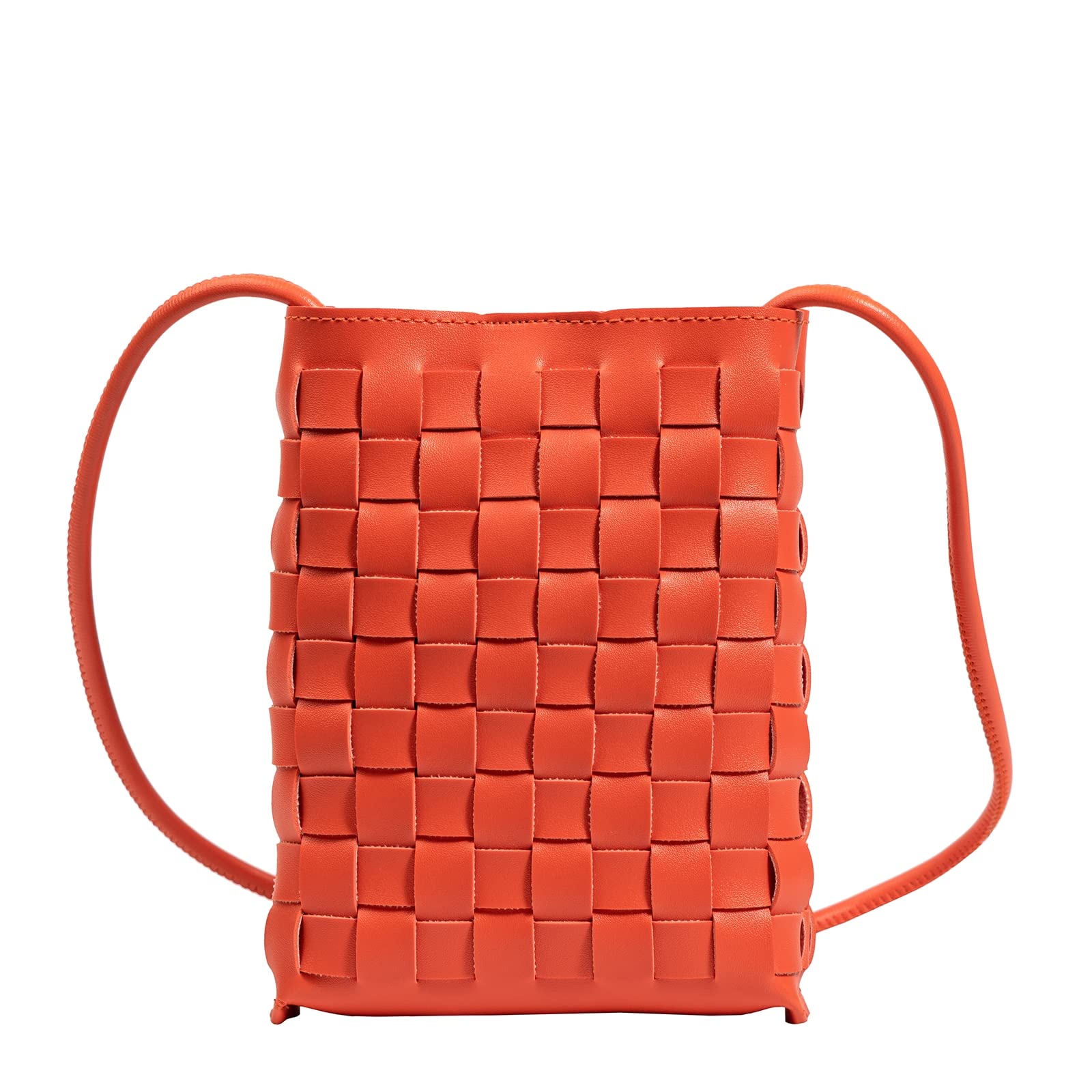 Women's Woven Crossbody Phone Bag - Stylish & Compact for Daily Use