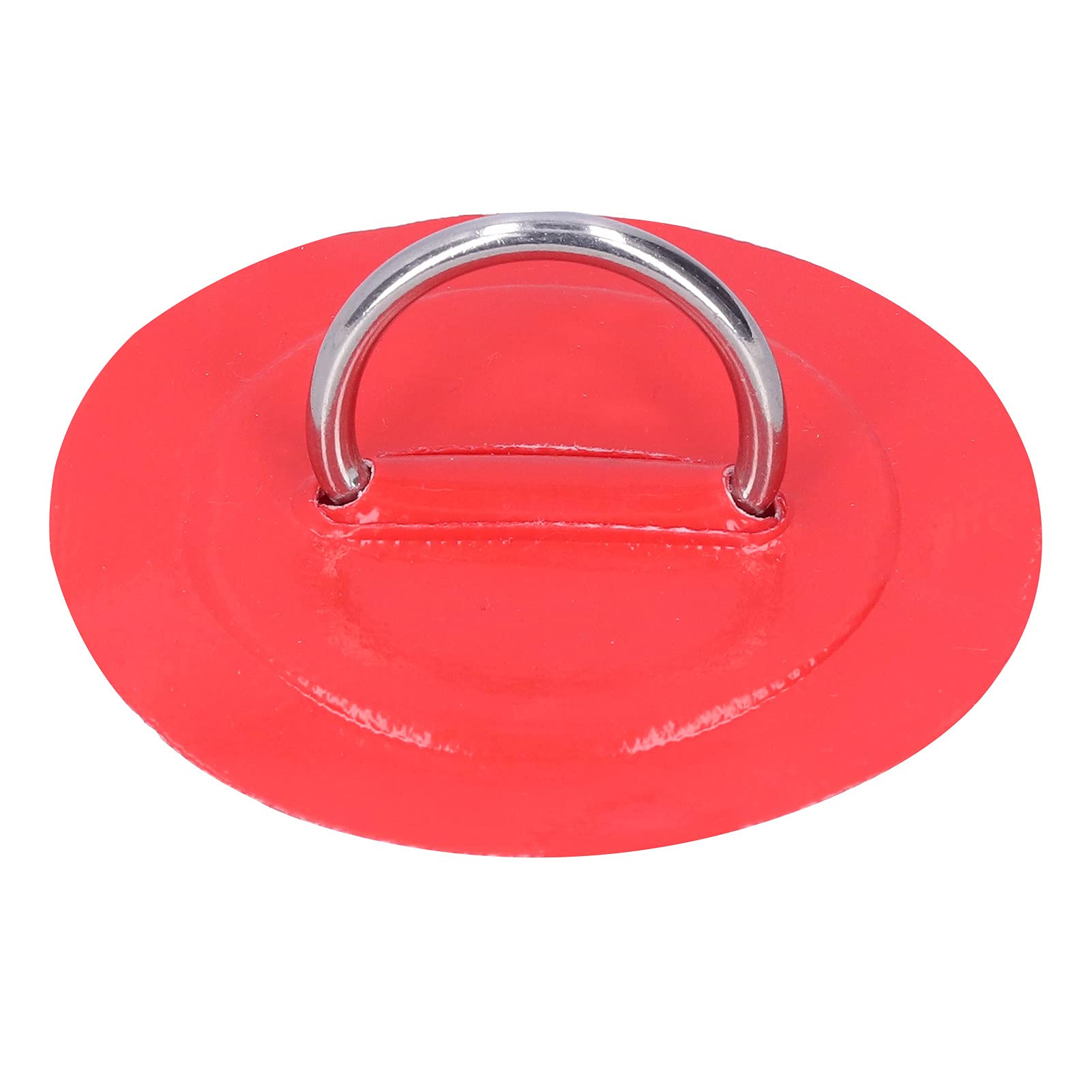 D-Ring Patch for Kayak & Inflatable Boat - Lightweight PVC D-Pad Accessory (Red) - Perfect for Kayaking, Rafting and Water Sports Gear Repair