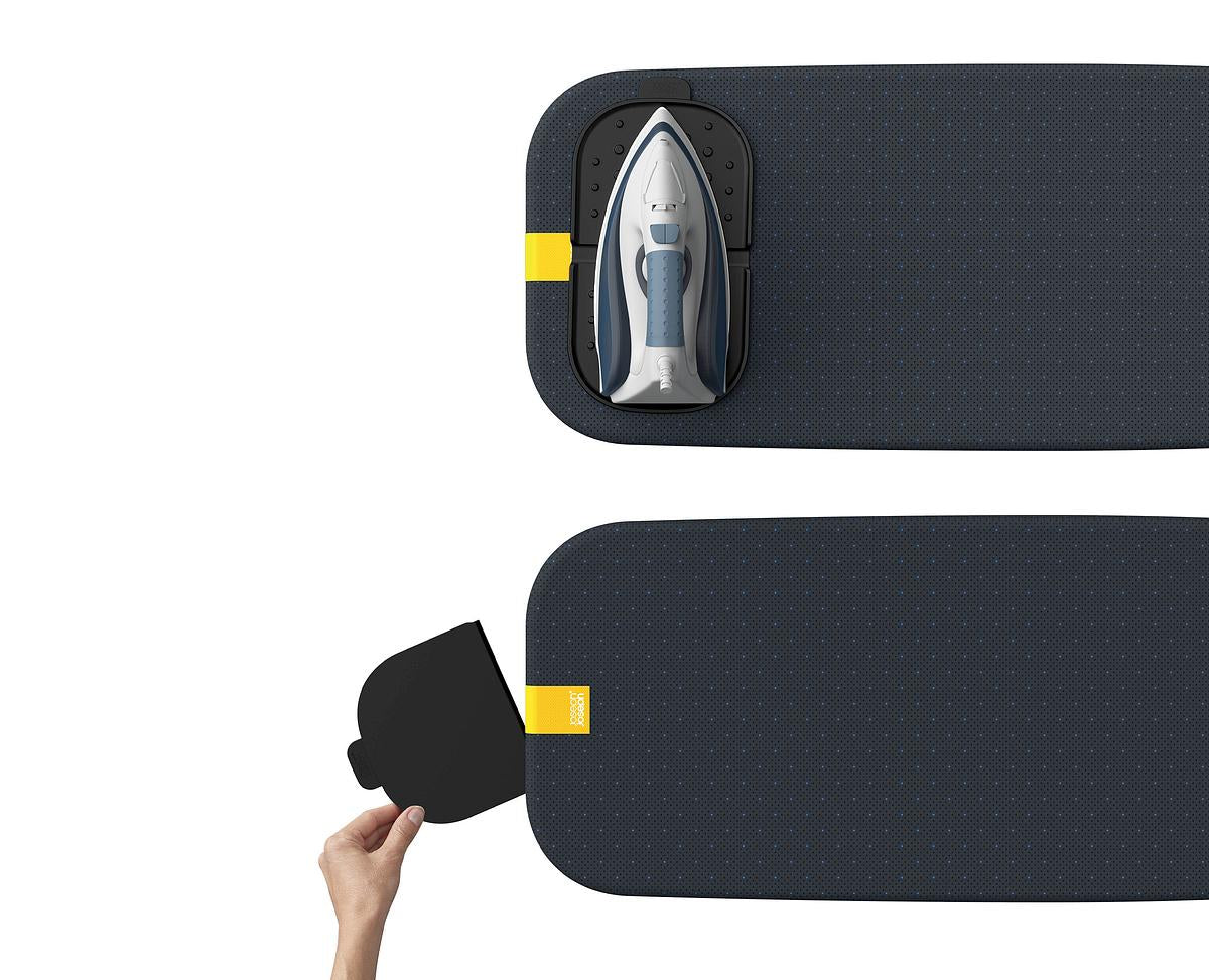 Glide Compact Plus Easy Store Ironing Board 110cm - Foldable & Space Saving for Small Laundry Rooms & Apartments - Perfect for Home & Travel Use