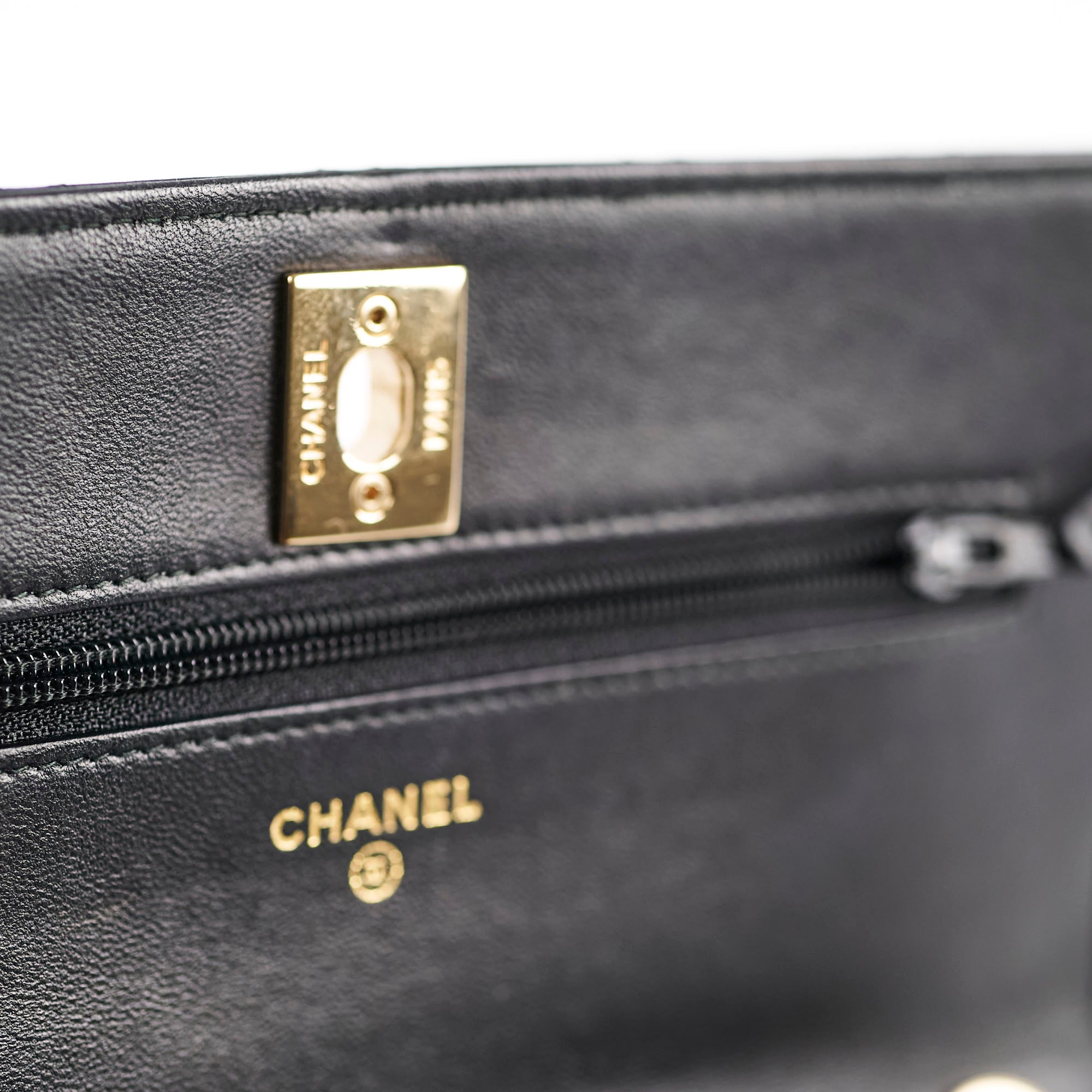 Chanel Trendy CC Lambskin Wallet on Chain WOC Black - Luxury Crossbody Bag for Women | Perfect for Evening Events, Parties & Date Nights