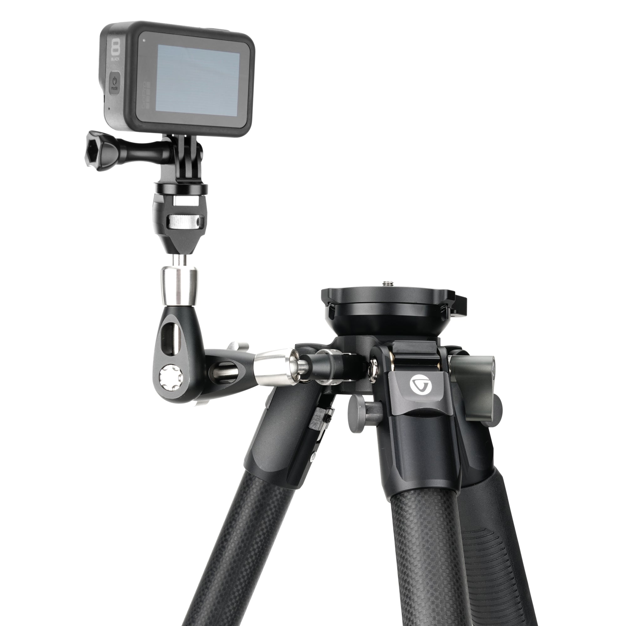 Alta Pro 3VL 303CV18 Carbon Fiber Video Tripod with Fluid Pan Head - Professional Camera Tripod for DSLR, Mirrorless, Camcorders - Perfect for Photography, Videography, Film Making & Outdoor Shooting
