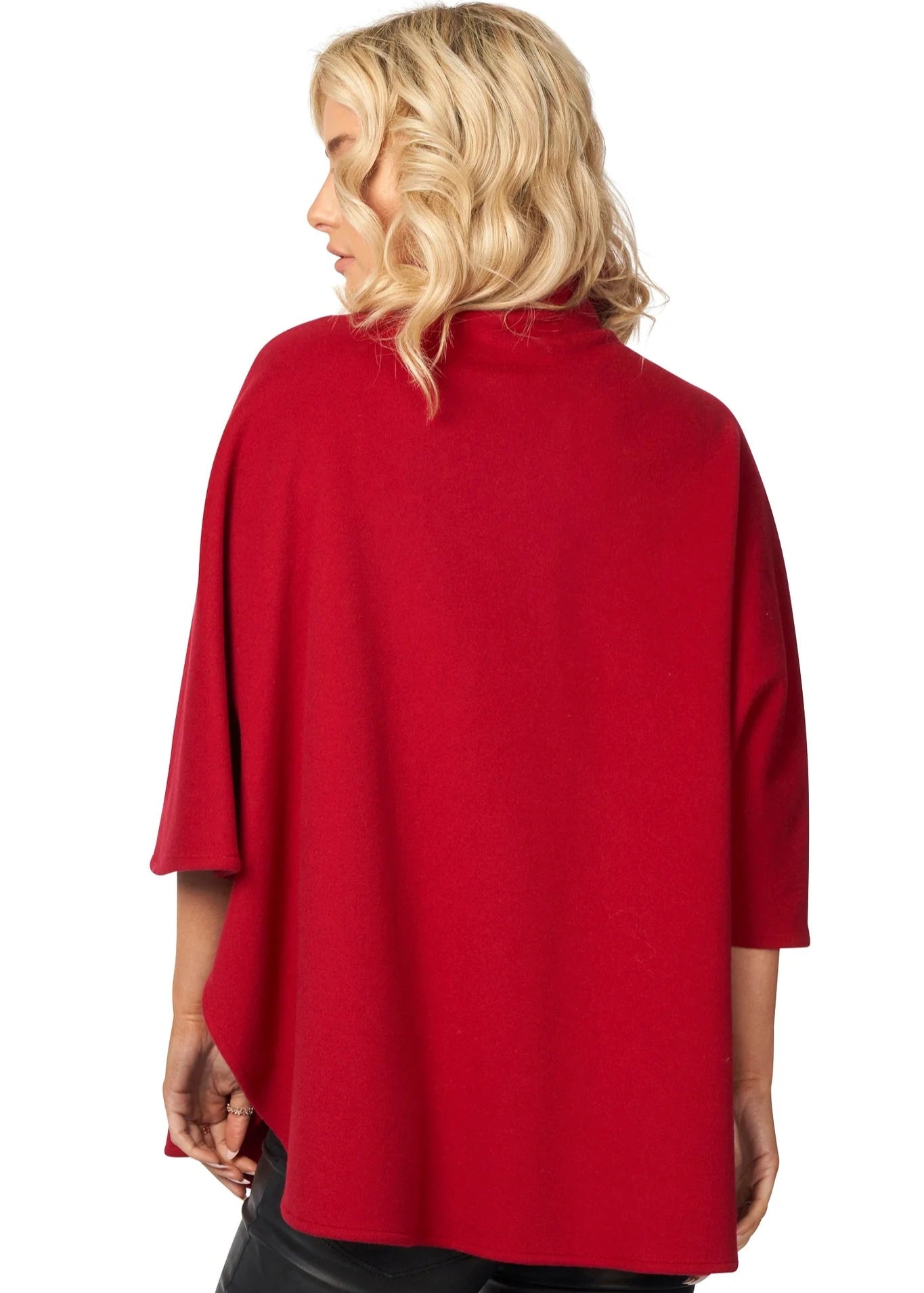 Jimmy Hourihan Women's Red Long Hip Length Coat - Stylish Winter Outerwear for Casual & Formal Occasions
