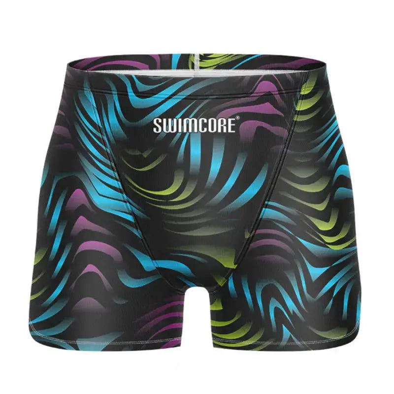 Men's Quick-Dry Swim Trunks with UPF 50+ Sun Protection - Jammer Pool Swimwear for Competitive Swimming & Beach Activities | Swimcore Performance Men's Swimsuit for Lap Swimming & Water Sports