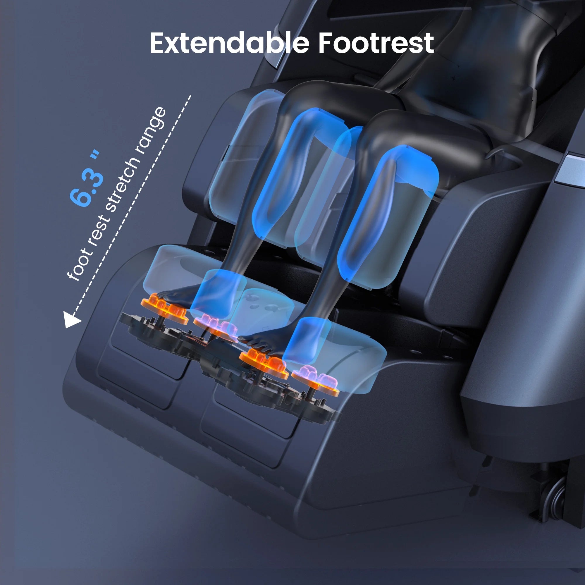 4D Zero Gravity Shiatsu Massage Chair with Full Body Stretching, Bluetooth Speakers & Heating - Premium Leather Recliner for Home/Office Relaxation & Pain Relief